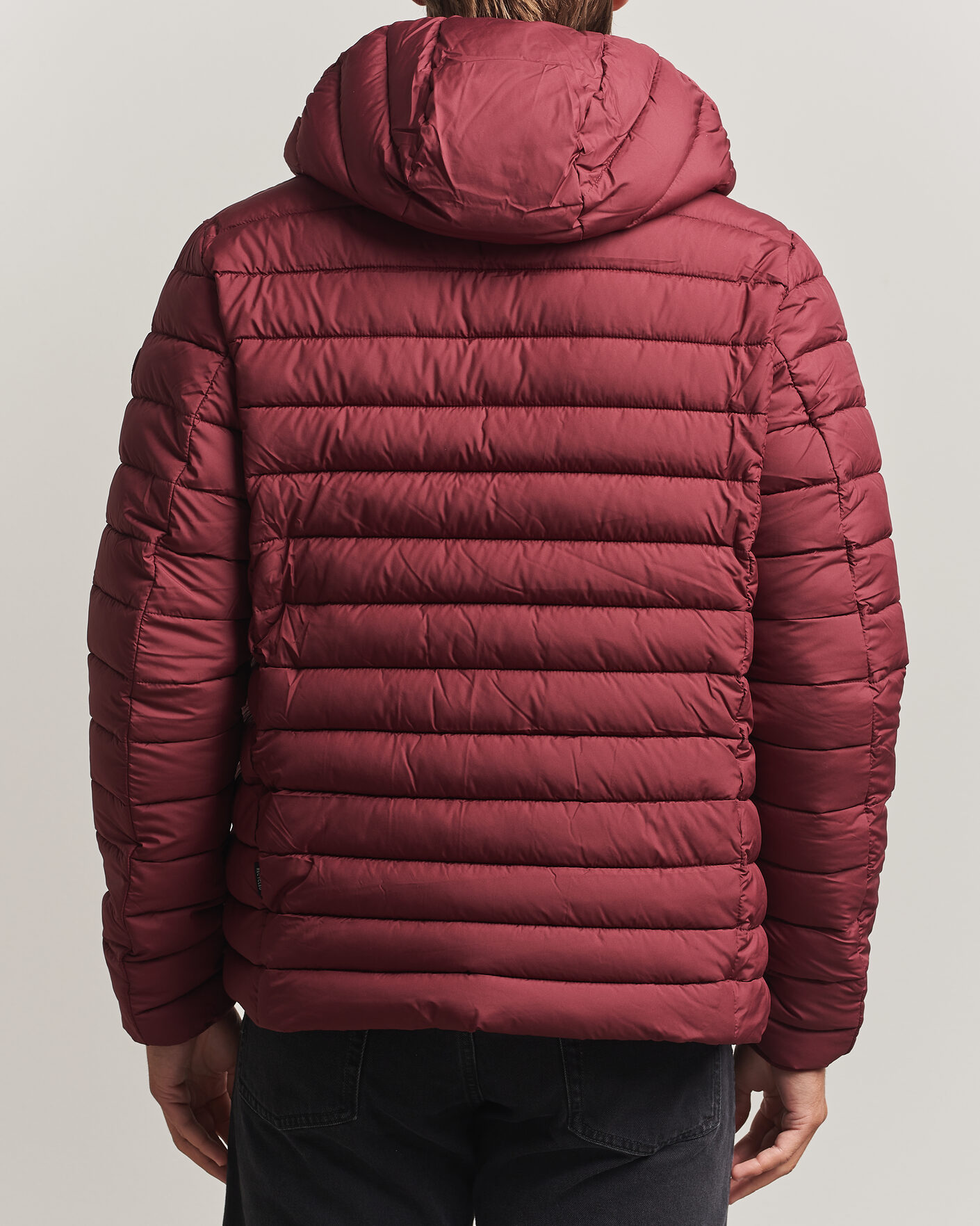 Heren | Jassen | Save The Duck | Juncus Matt Lightweight Hood Jacket Wine Red