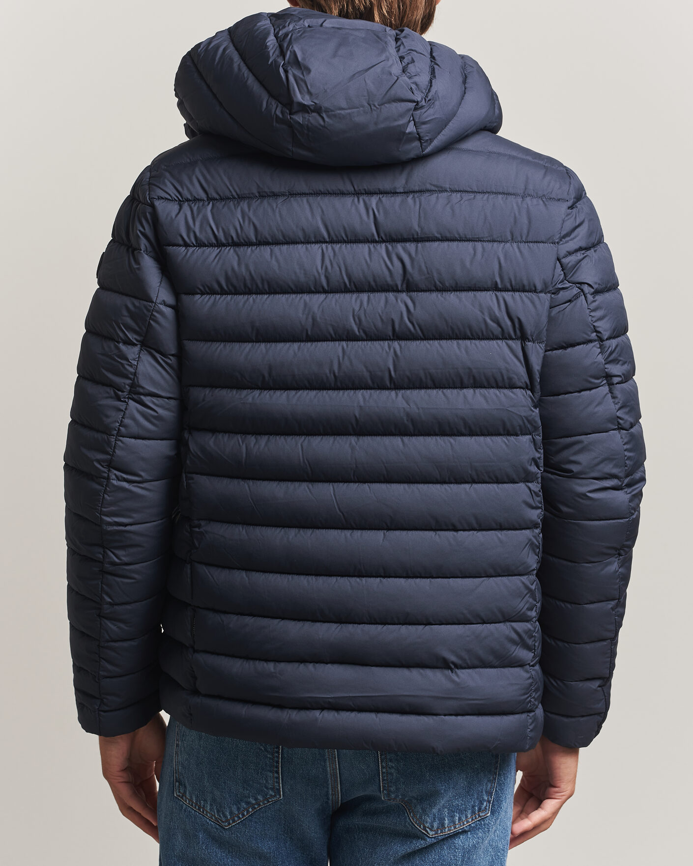 Heren | Jassen | Save The Duck | Juncus Matt Lightweight Hood Jacket Blue Black