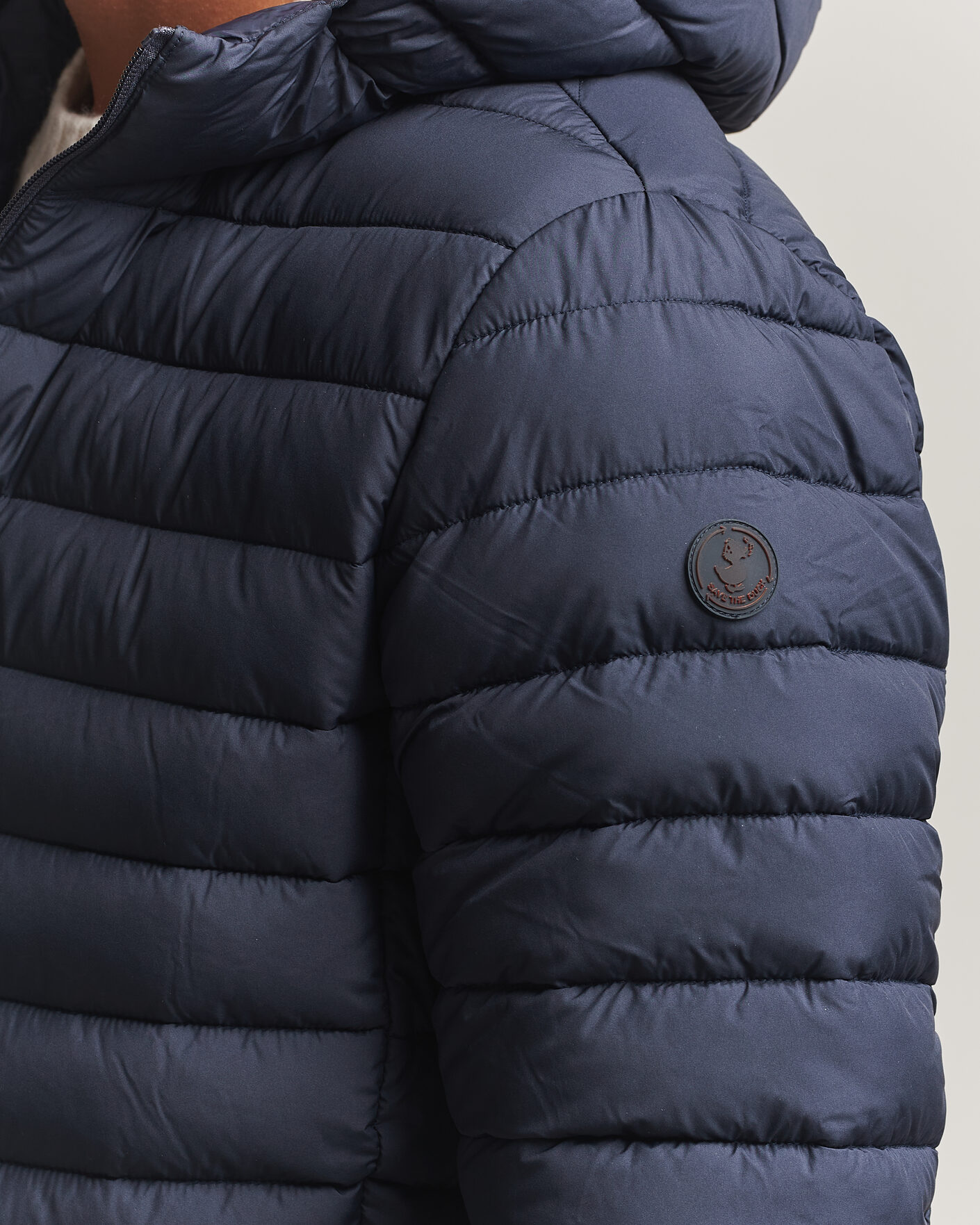 Heren | Jassen | Save The Duck | Juncus Matt Lightweight Hood Jacket Blue Black
