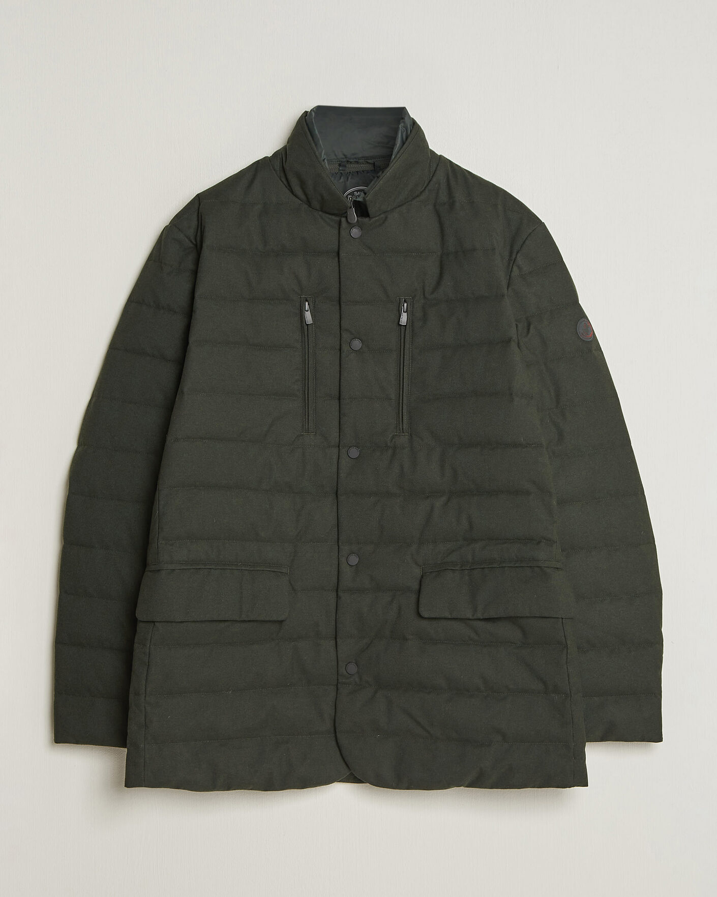 Heren | Jassen | Save The Duck | Felipe Padded Flannel Jacket Green Black