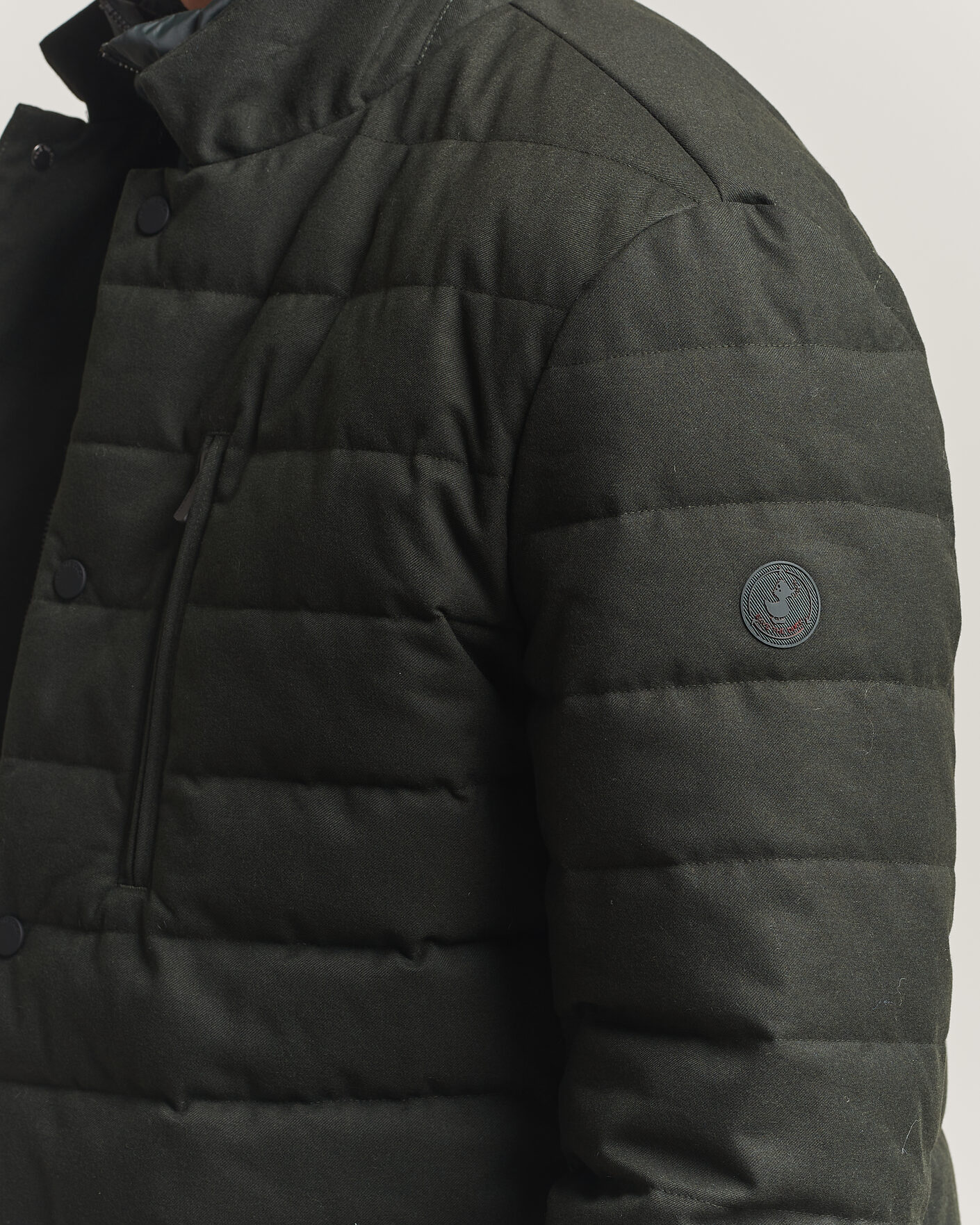 Heren | Jassen | Save The Duck | Felipe Padded Flannel Jacket Green Black
