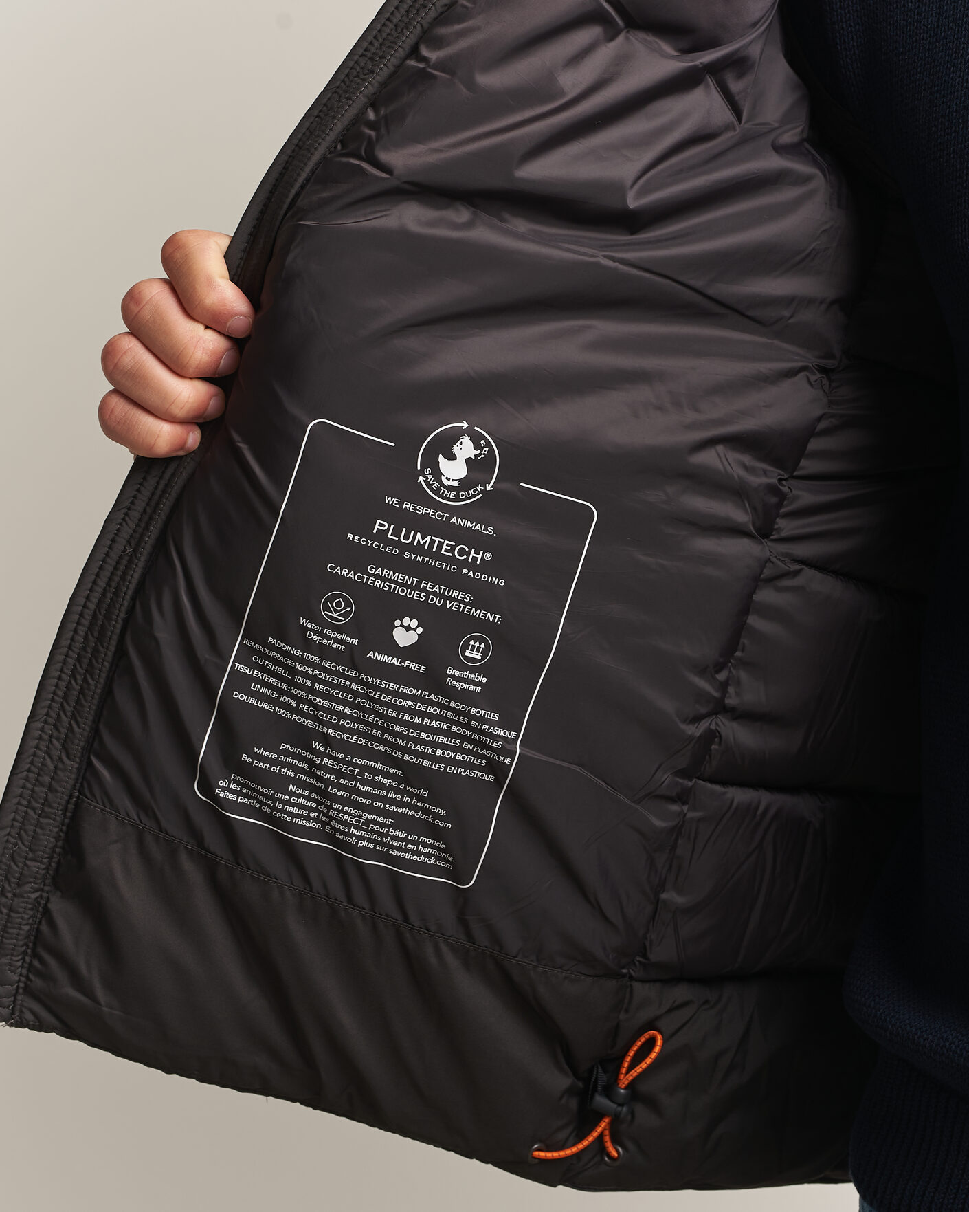 Heren | Jassen | Save The Duck | Boris Matt Padded Puffer Brown Black