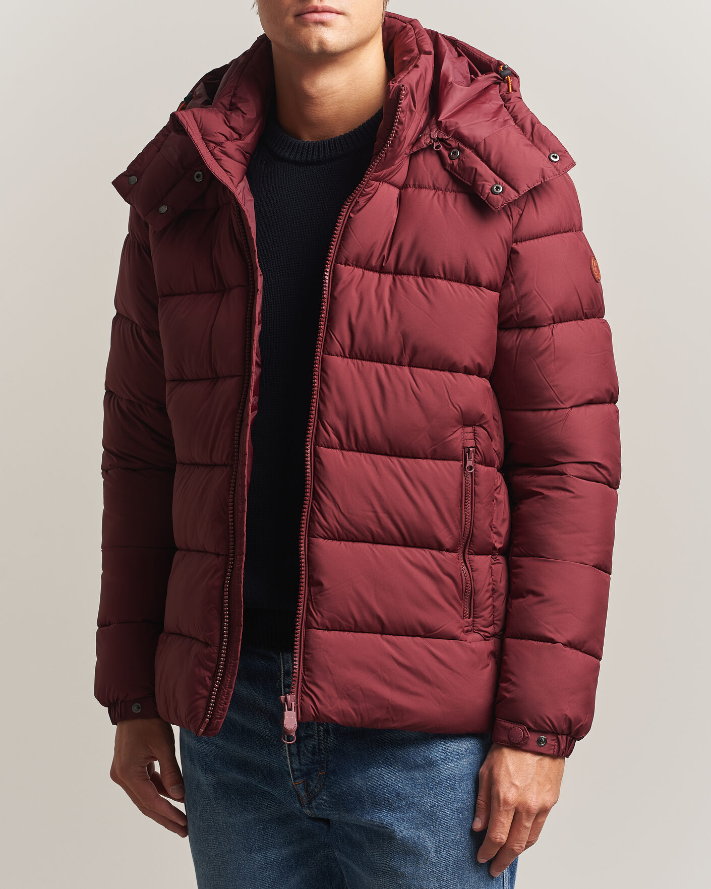 Heren | Jassen | Save The Duck | Boris Matt Padded Puffer Wine Red