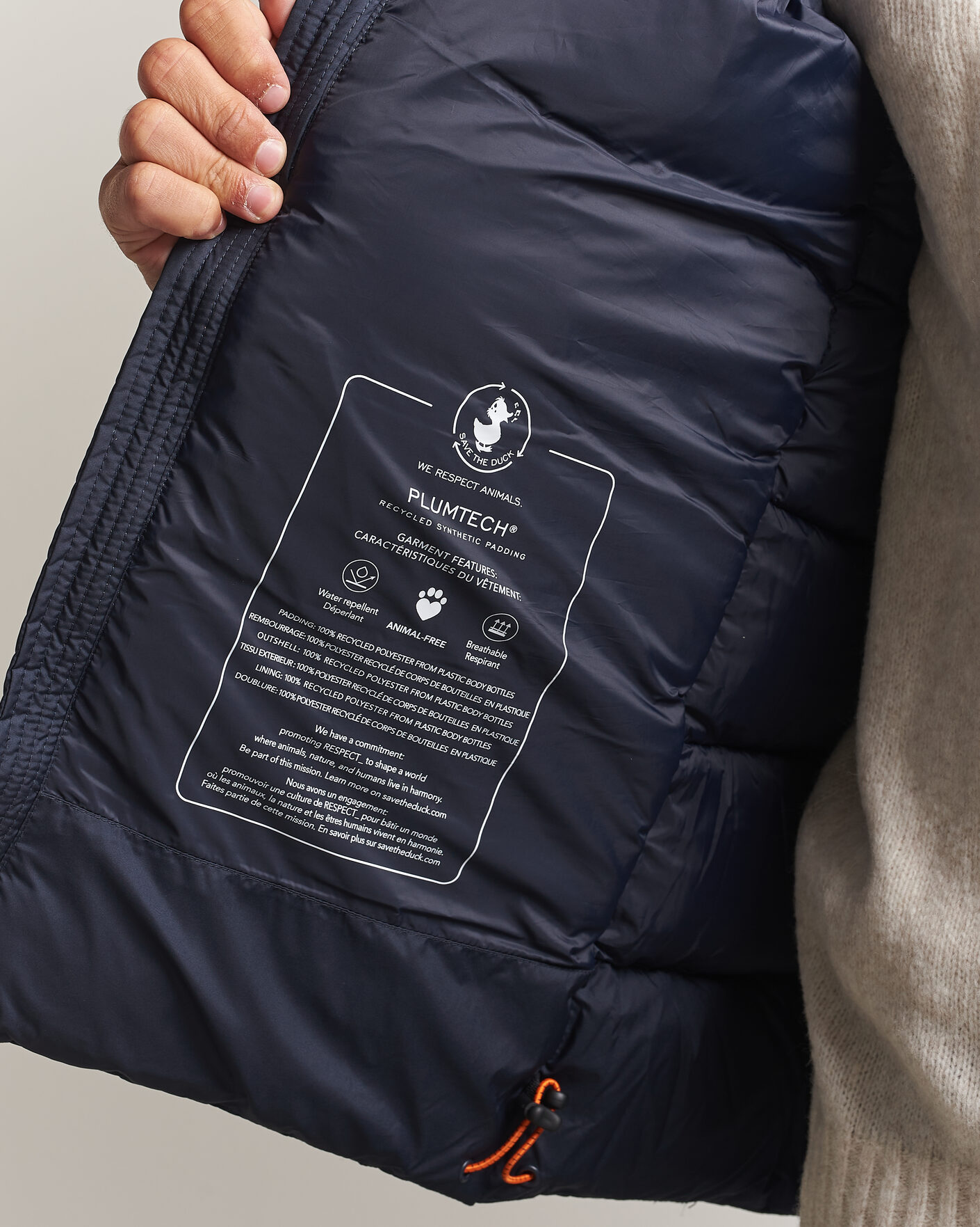 Heren | Jassen | Save The Duck | Boris Matt Padded Puffer Blue Black