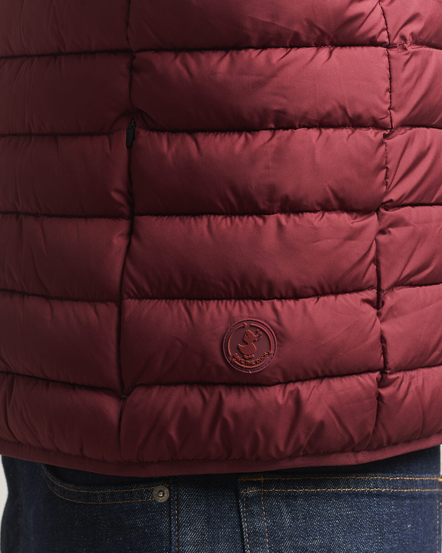 Heren | Gilets | Save The Duck | Rhus Matt Lightweight Vest Wine Red