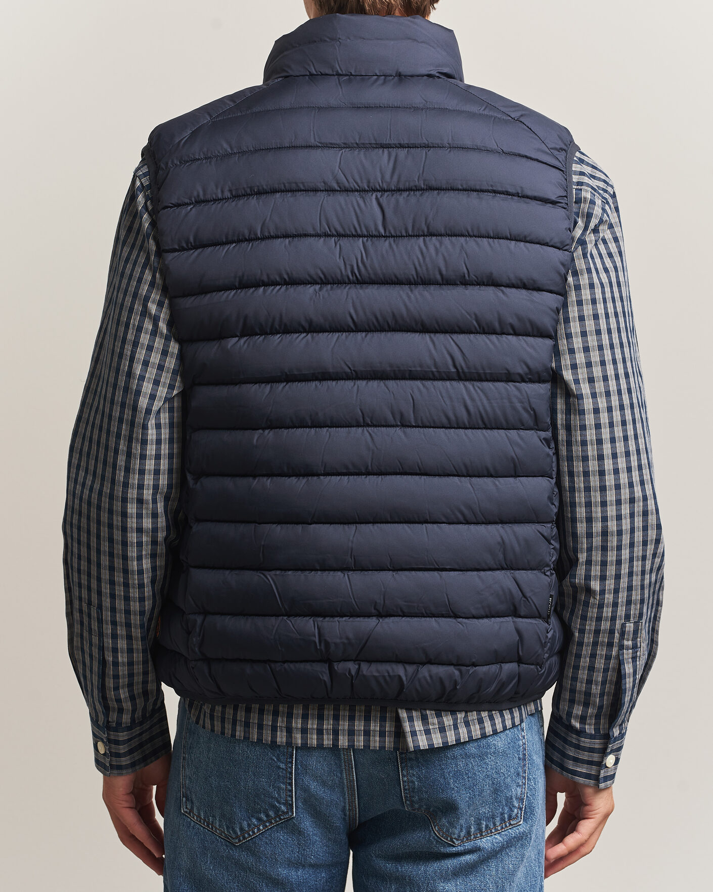 Heren | Gilets | Save The Duck | Rhus Matt Lightweight Vest Blue Black