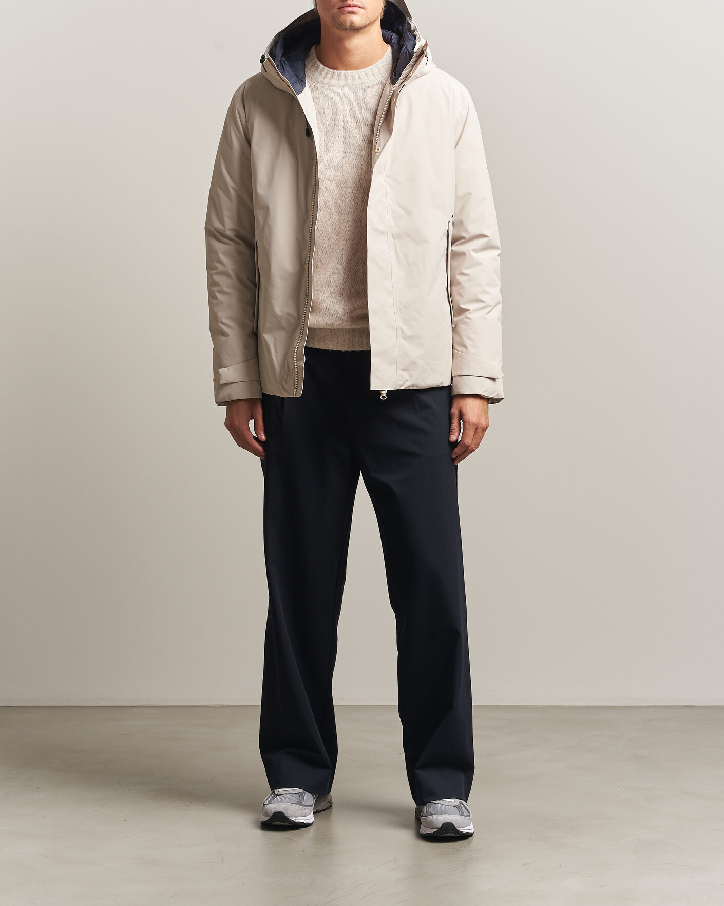 Heren | Jassen | Save The Duck | Arctic Gasparo Hooded Down Jacket Shore Beige