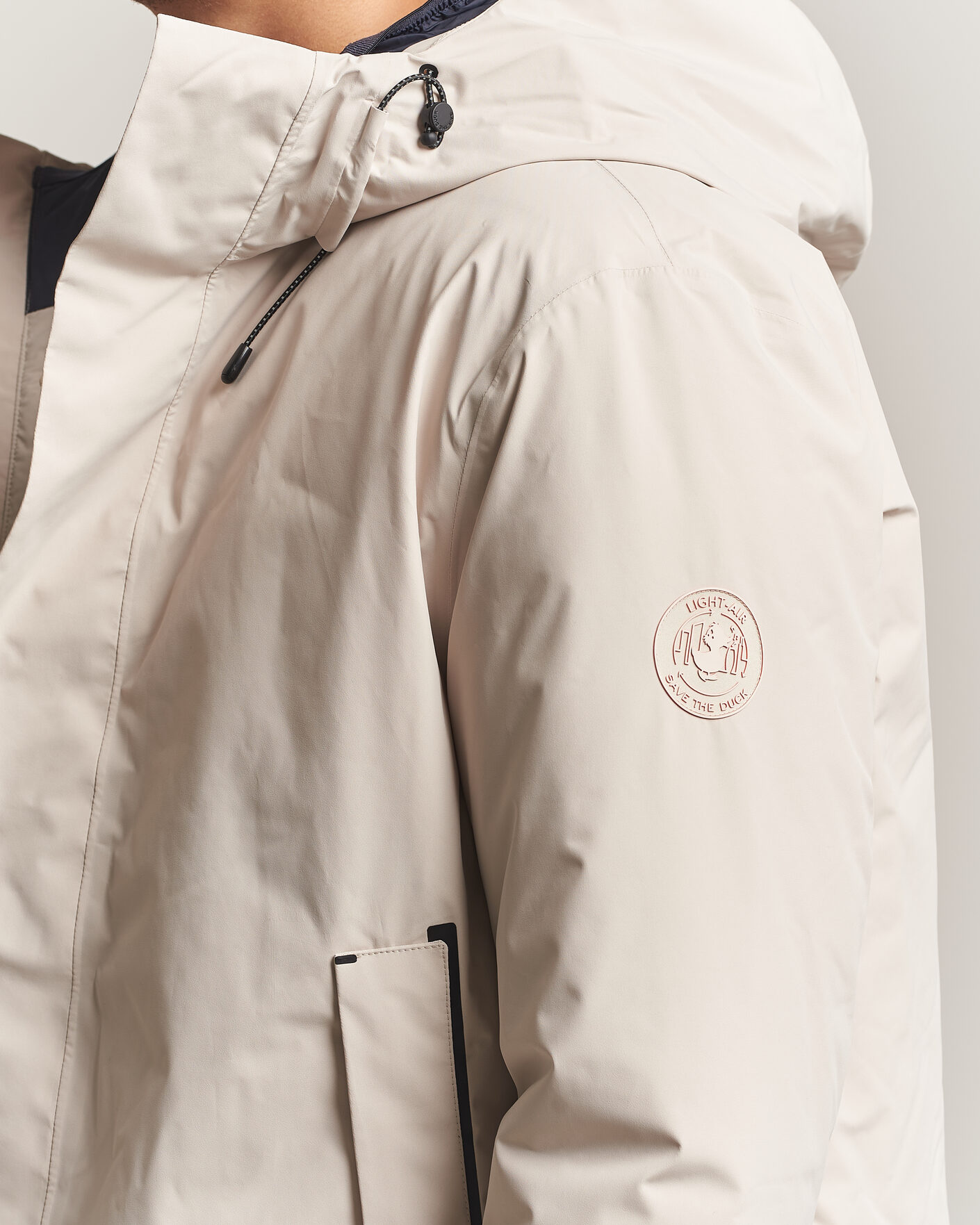 Heren | Jassen | Save The Duck | Arctic Gasparo Hooded Down Jacket Shore Beige