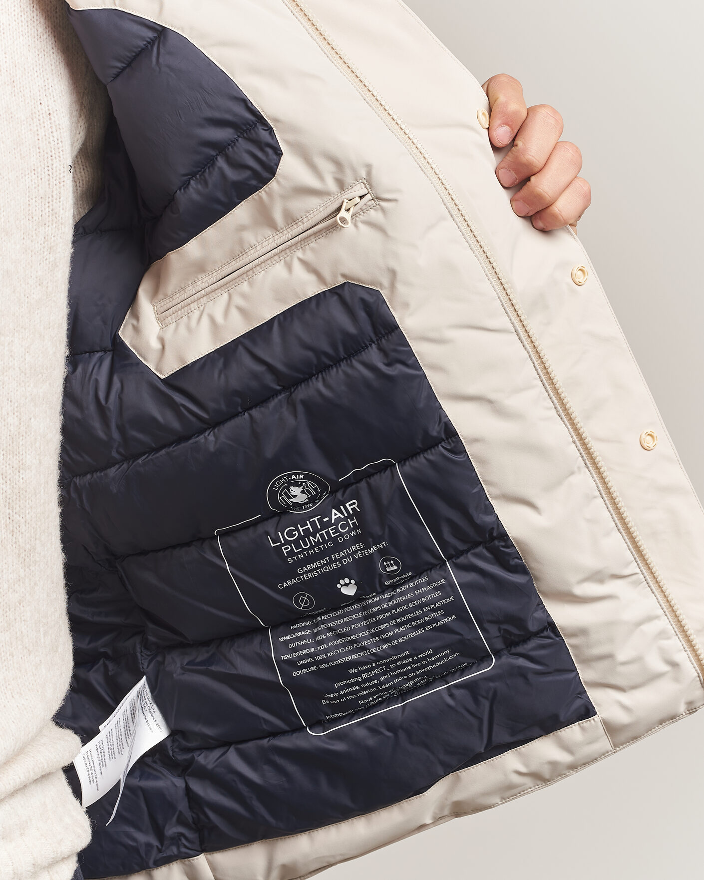 Heren | Jassen | Save The Duck | Arctic Gasparo Hooded Down Jacket Shore Beige