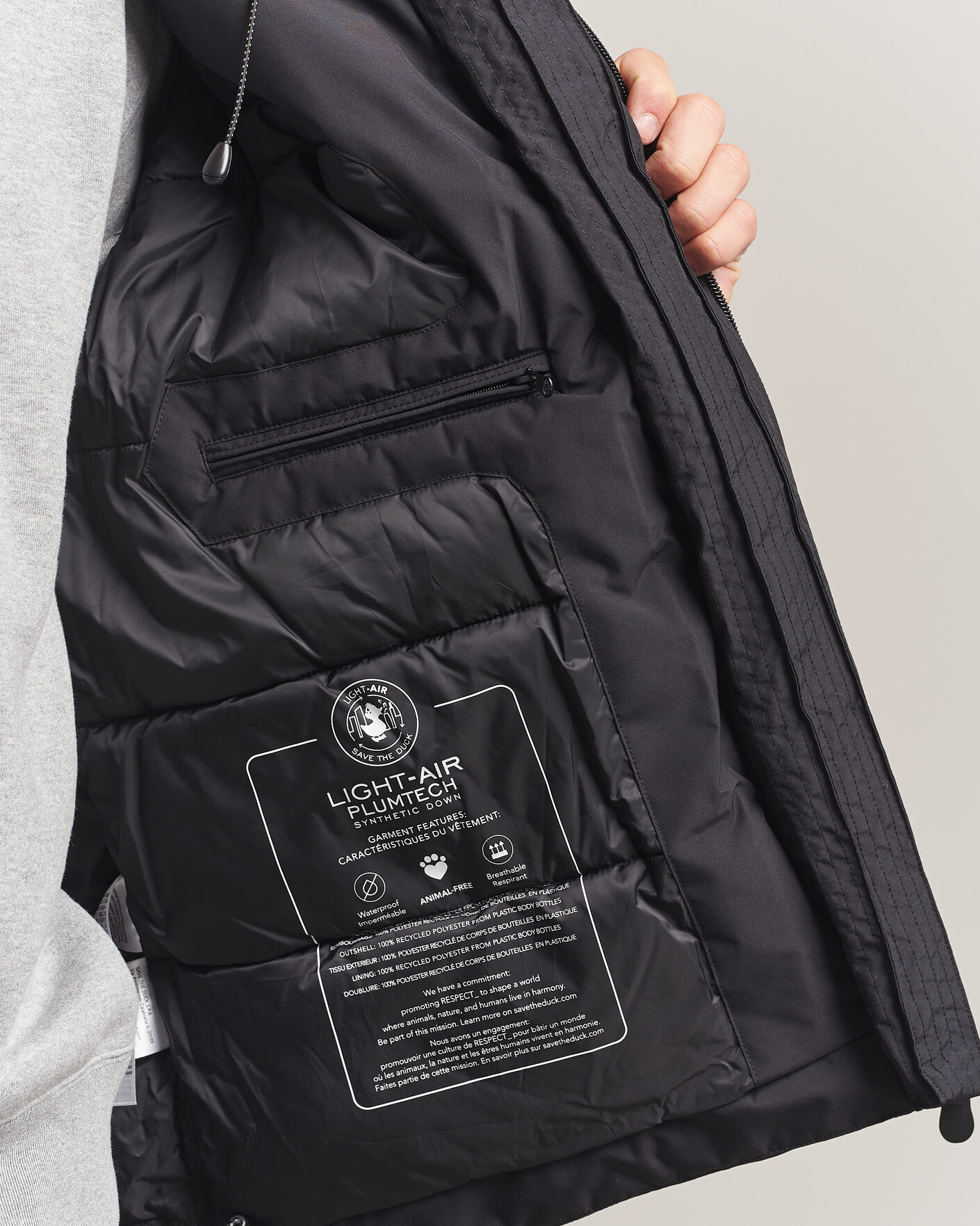 Heren | Jassen | Save The Duck | Arctic Xavier Padded Jacket Black