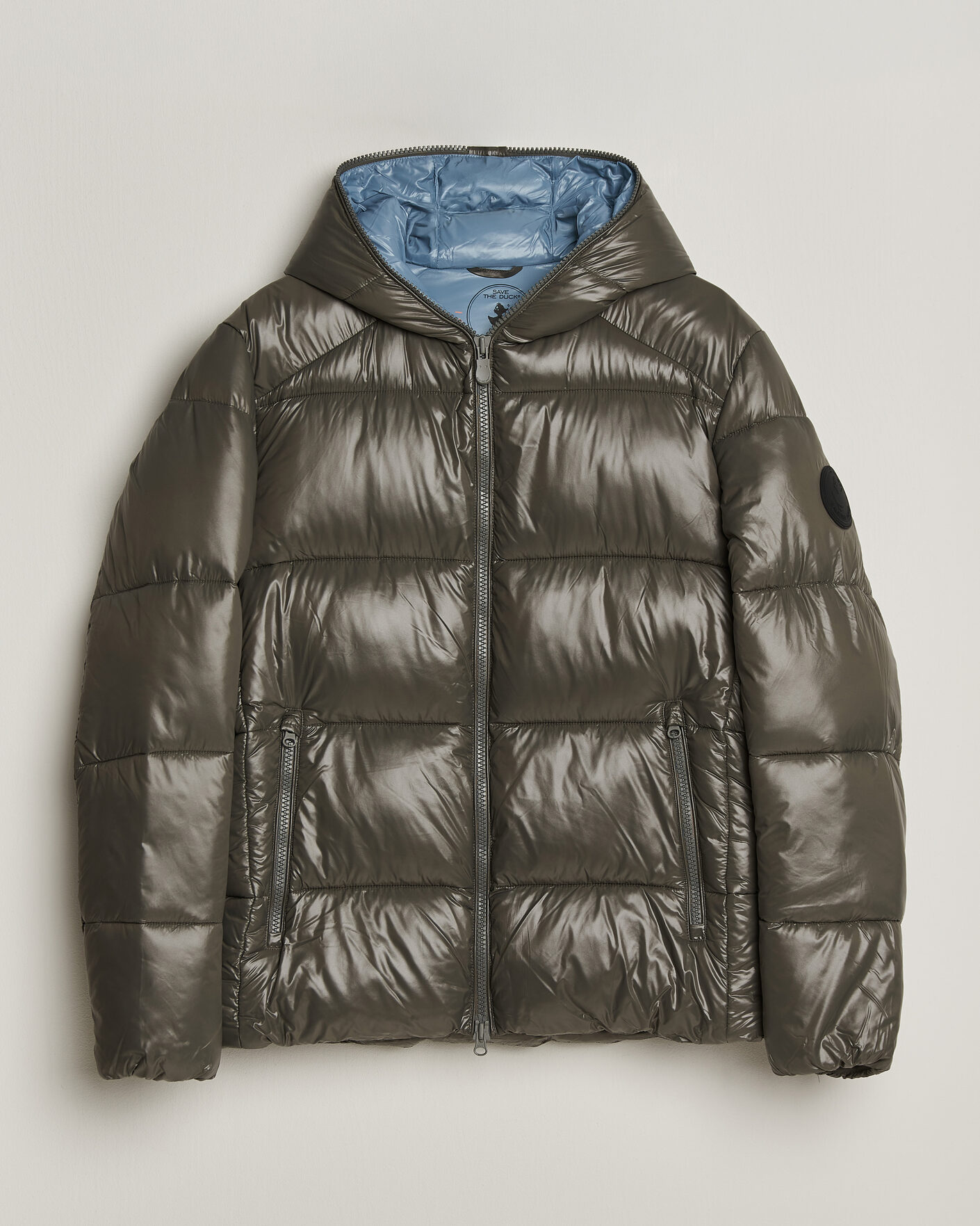Heren | Jassen | Save The Duck | Edgard Padded Puffer Gunmetal Grey
