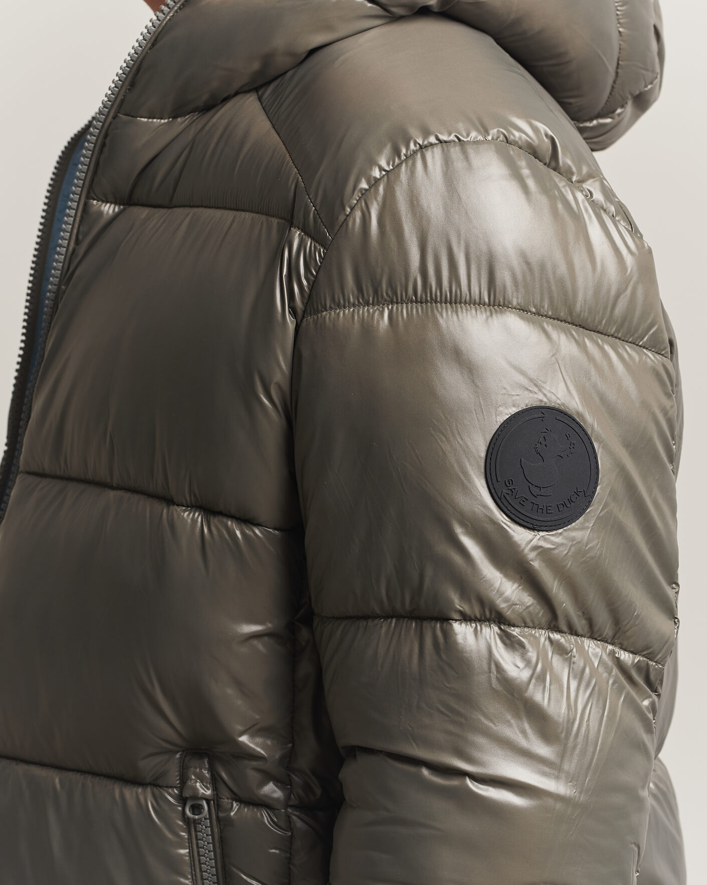 Heren | Jassen | Save The Duck | Edgard Padded Puffer Gunmetal Grey