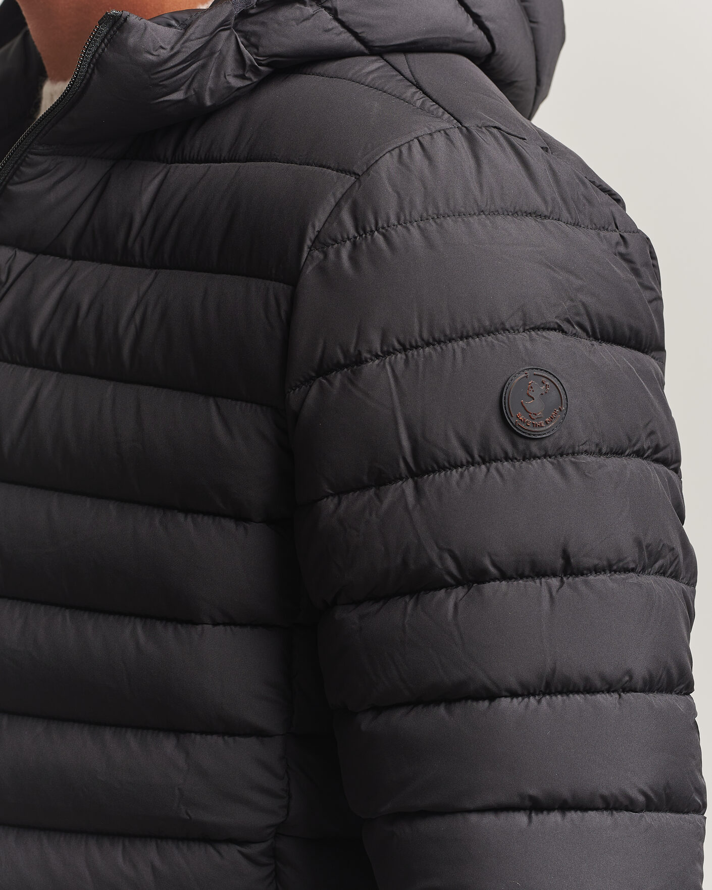 Heren | Jassen | Save The Duck | Juncus Matt Lightweight Hood Jacket Black