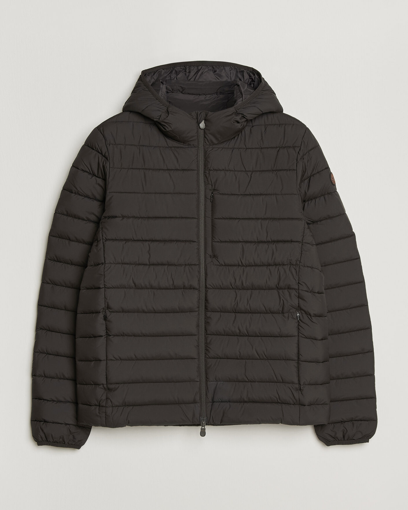 Heren | Jassen | Save The Duck | Juncus Matt Lightweight Hood Jacket Brown Black