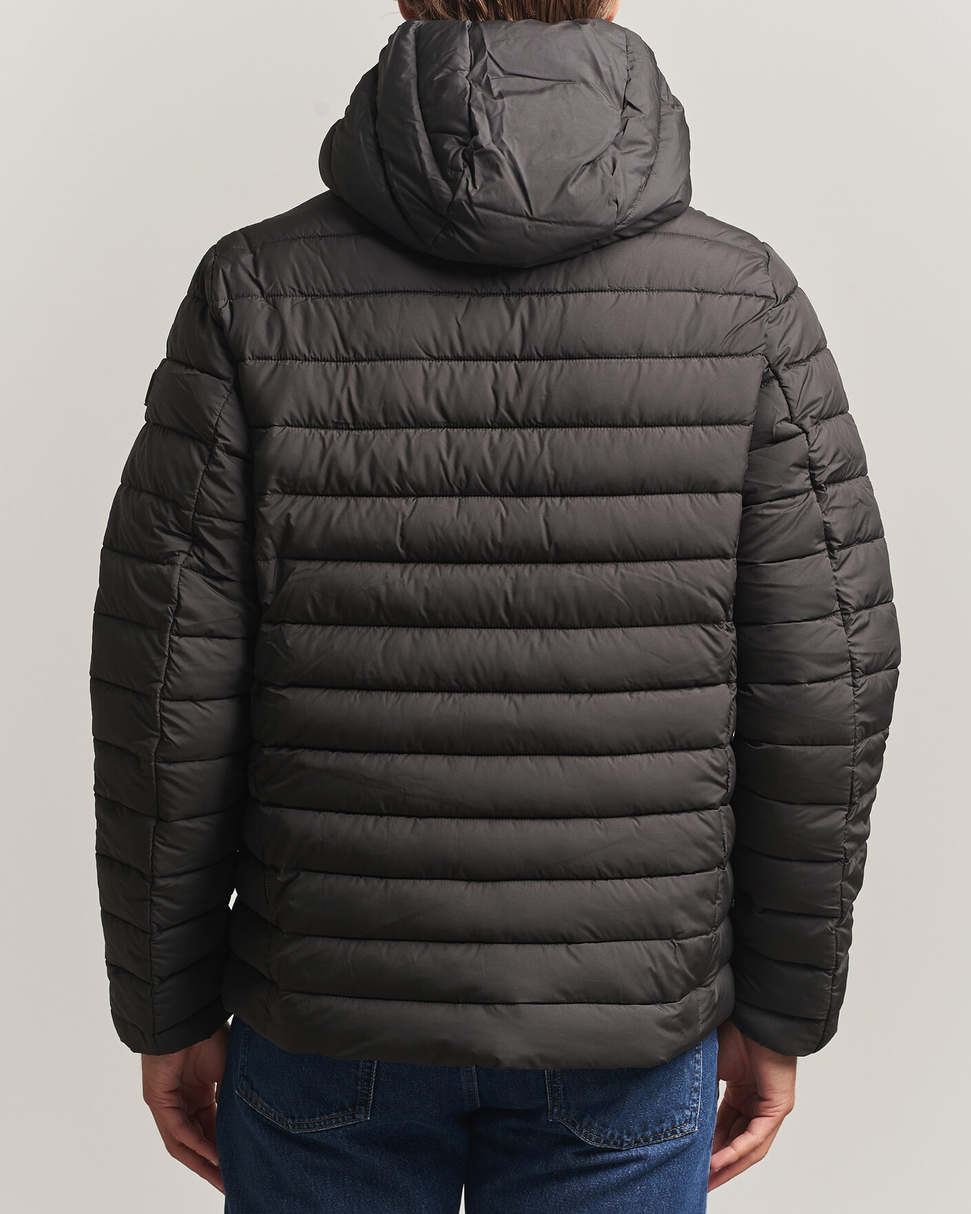Heren | Jassen | Save The Duck | Juncus Matt Lightweight Hood Jacket Brown Black