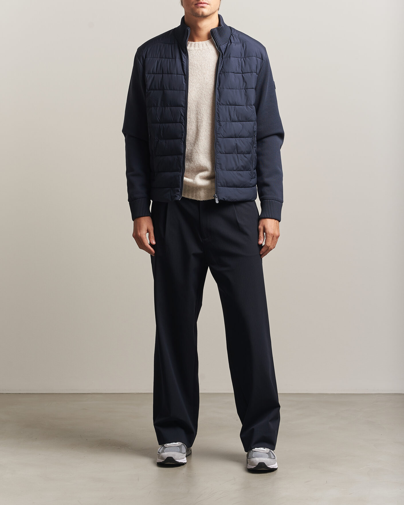 Heren | Jassen | Save The Duck | Sedum Hybrid Jacket Blue Black