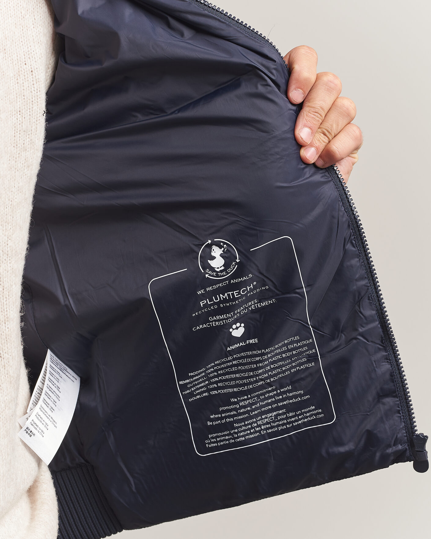 Heren | Jassen | Save The Duck | Sedum Hybrid Jacket Blue Black