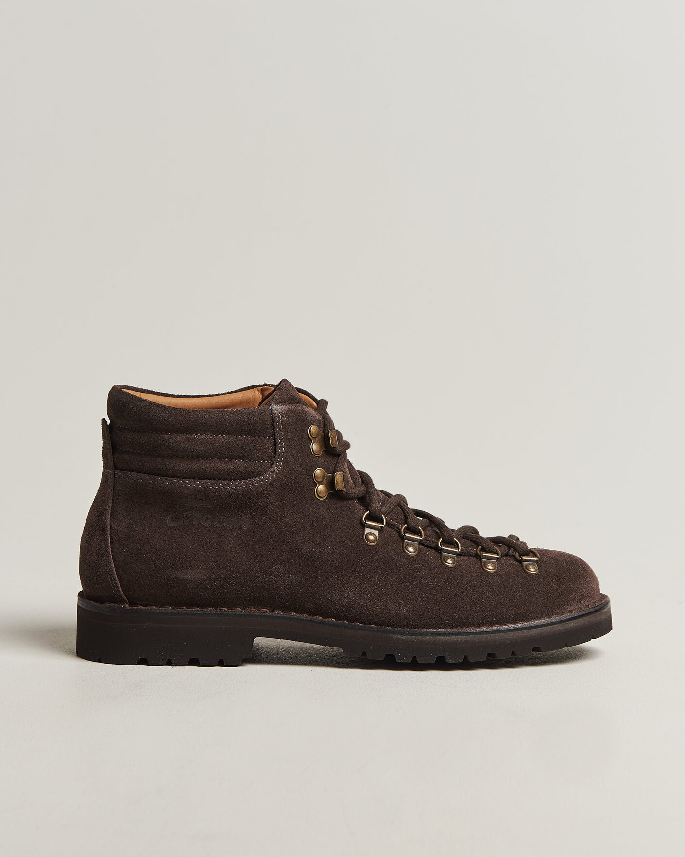 Heren | Laarzen | Fracap | M127 Suede Boot Dark Brown