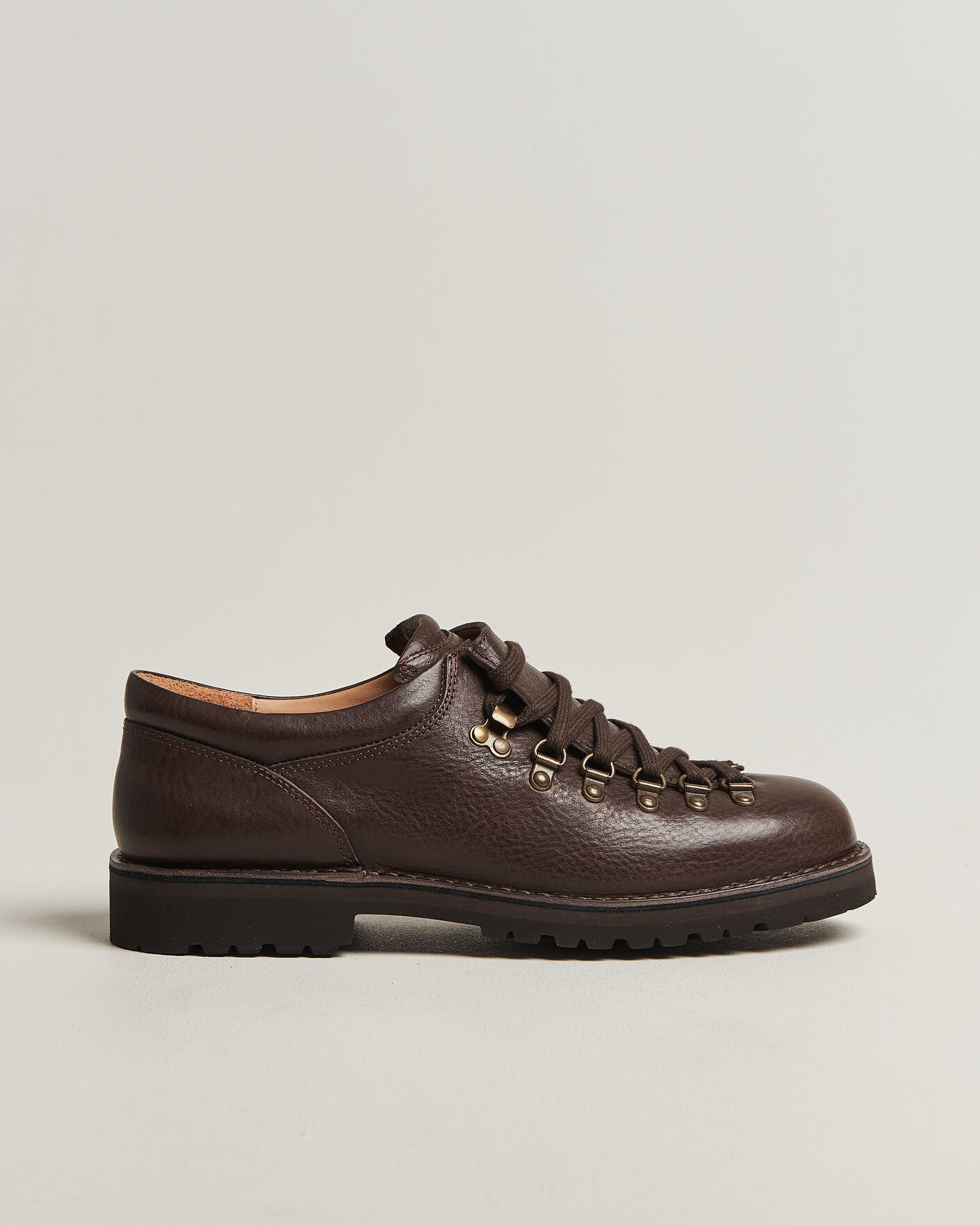 Heren | Laarzen | Fracap | M121 Low Grain Leather Boot Dark Brown