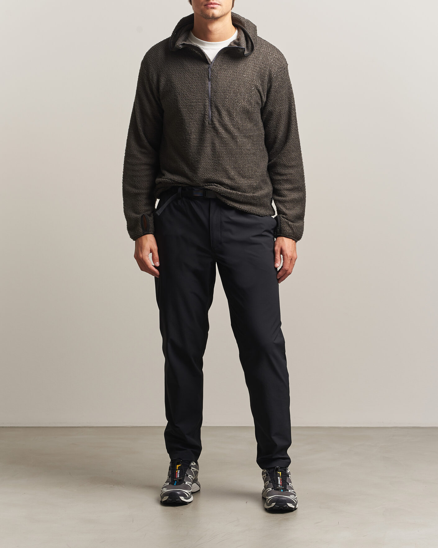Heren | Broeken | Snow Peak | Water-Repellent Stretch Tapered Pants Black