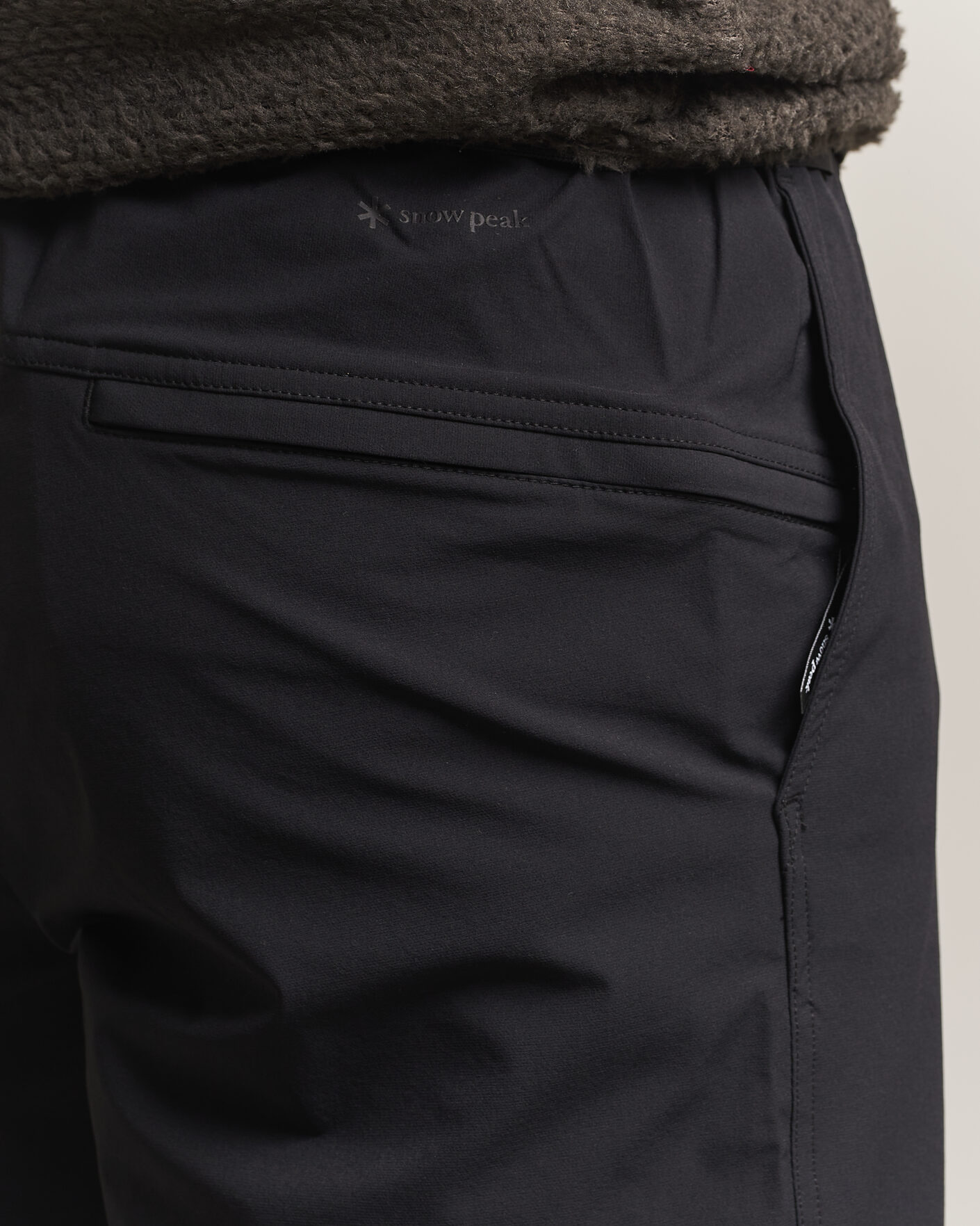Heren | Broeken | Snow Peak | Water-Repellent Stretch Tapered Pants Black