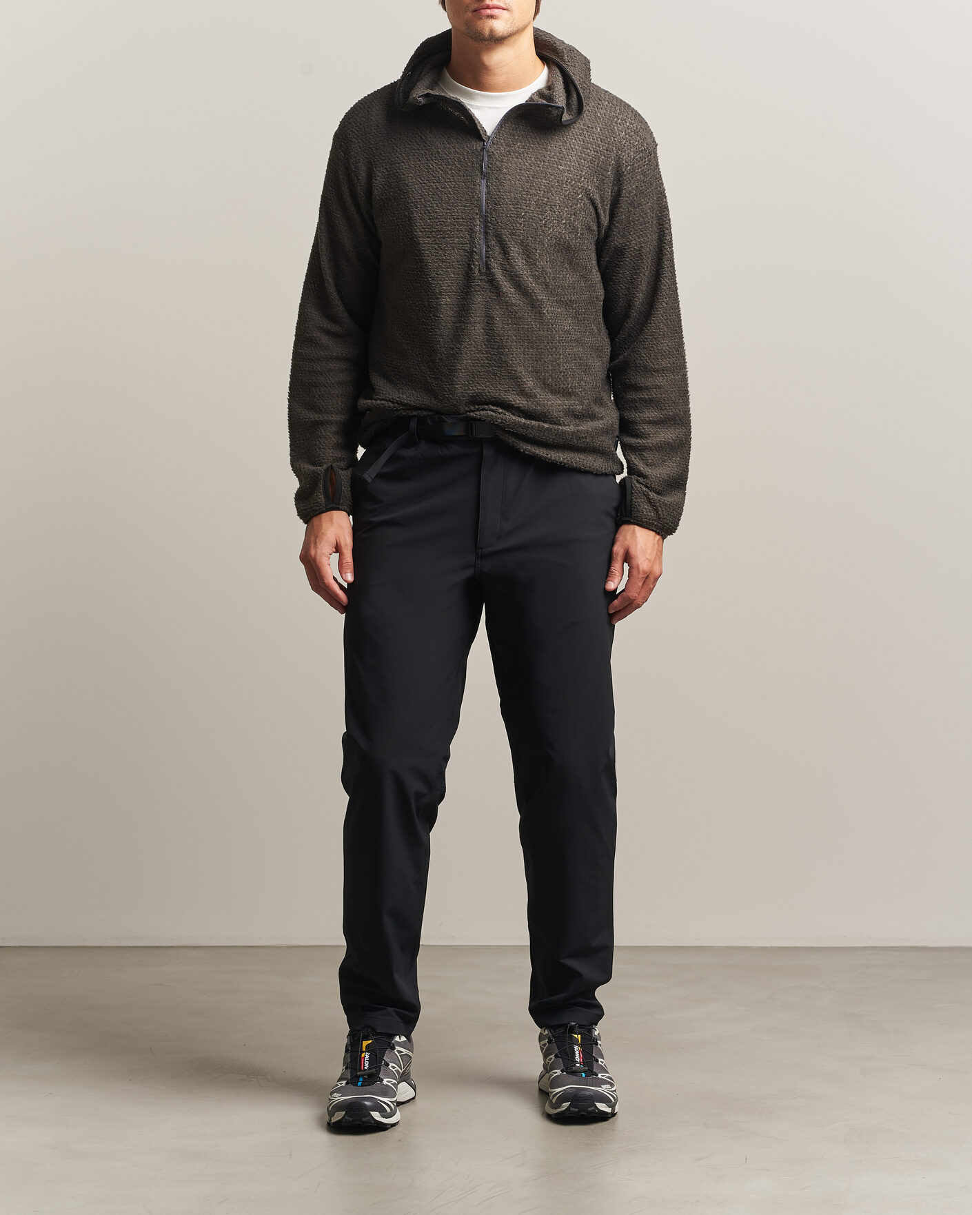 Heren | Truien | Snow Peak | Alpha Direct 90 Hoodie Charcoal