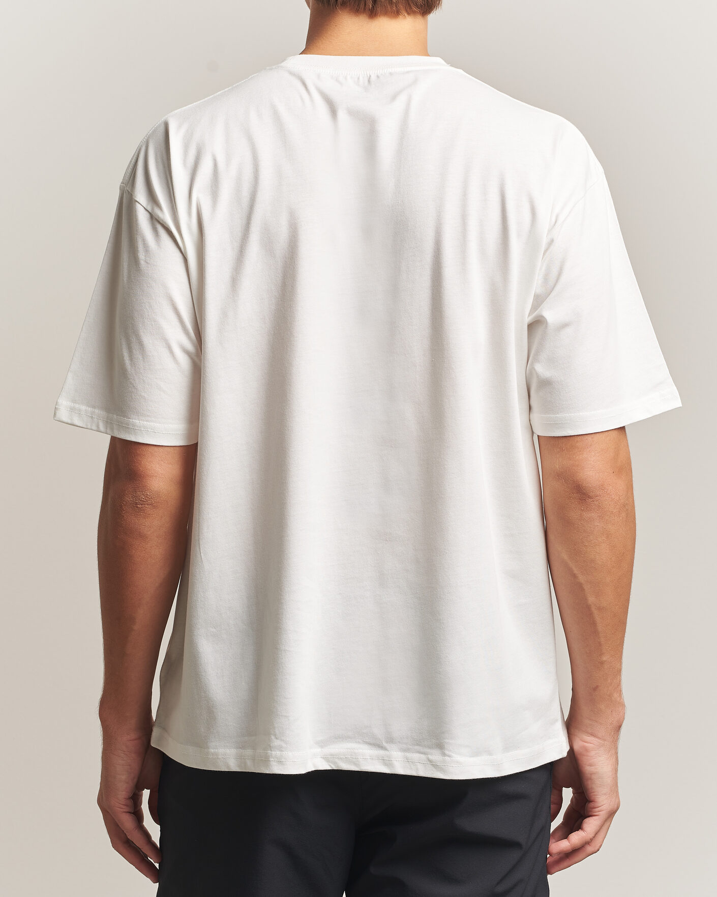 Heren | T-shirts | Snow Peak | Soft Cotton Relaxed Logo T-Shirt Off White