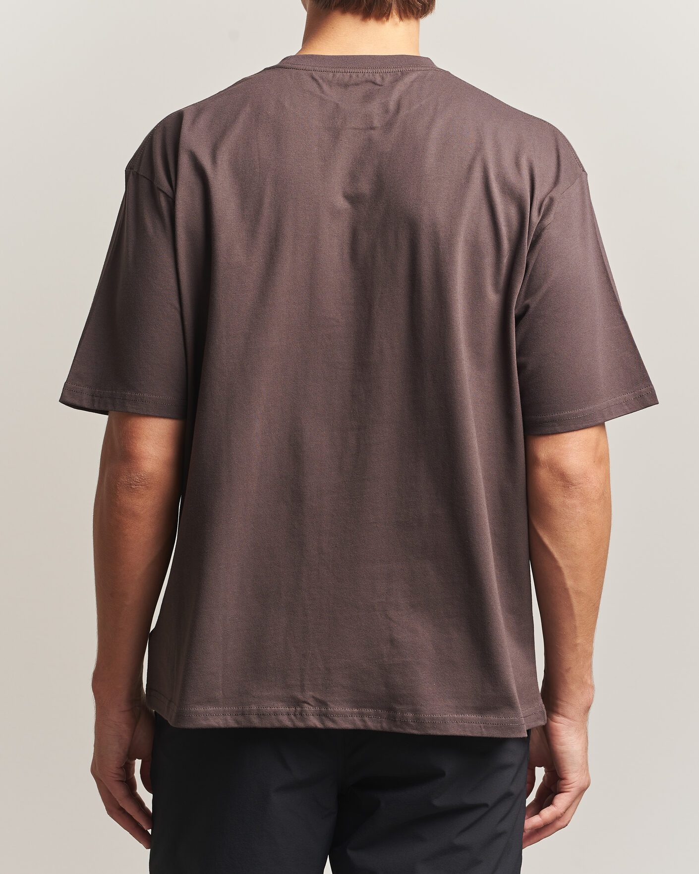 Heren | T-shirts | Snow Peak | Soft Cotton Relaxed Logo T-Shirt Brown