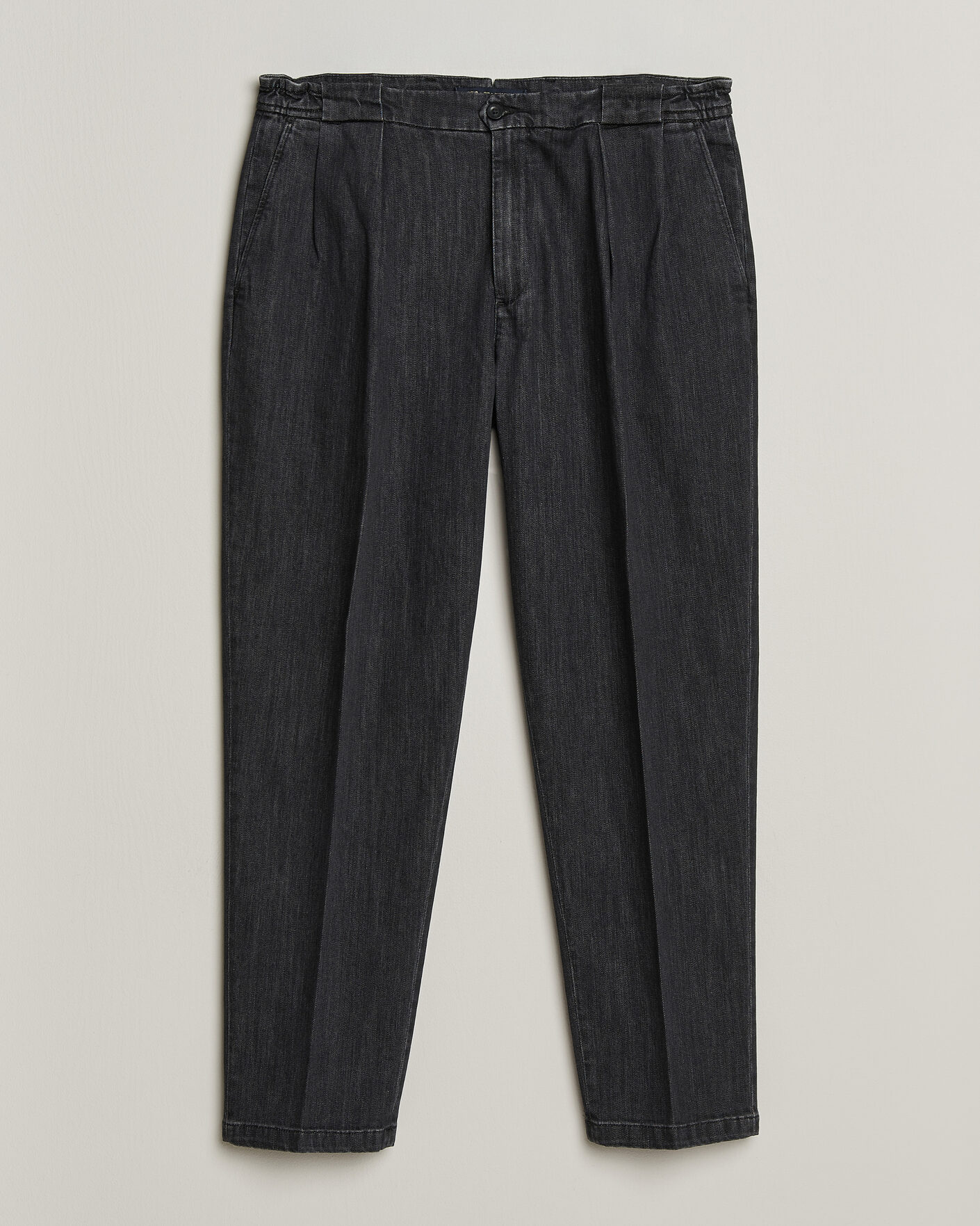 Heren | Broeken | Briglia 1949 | Portobello Loose Fit Denim Trousers Grey