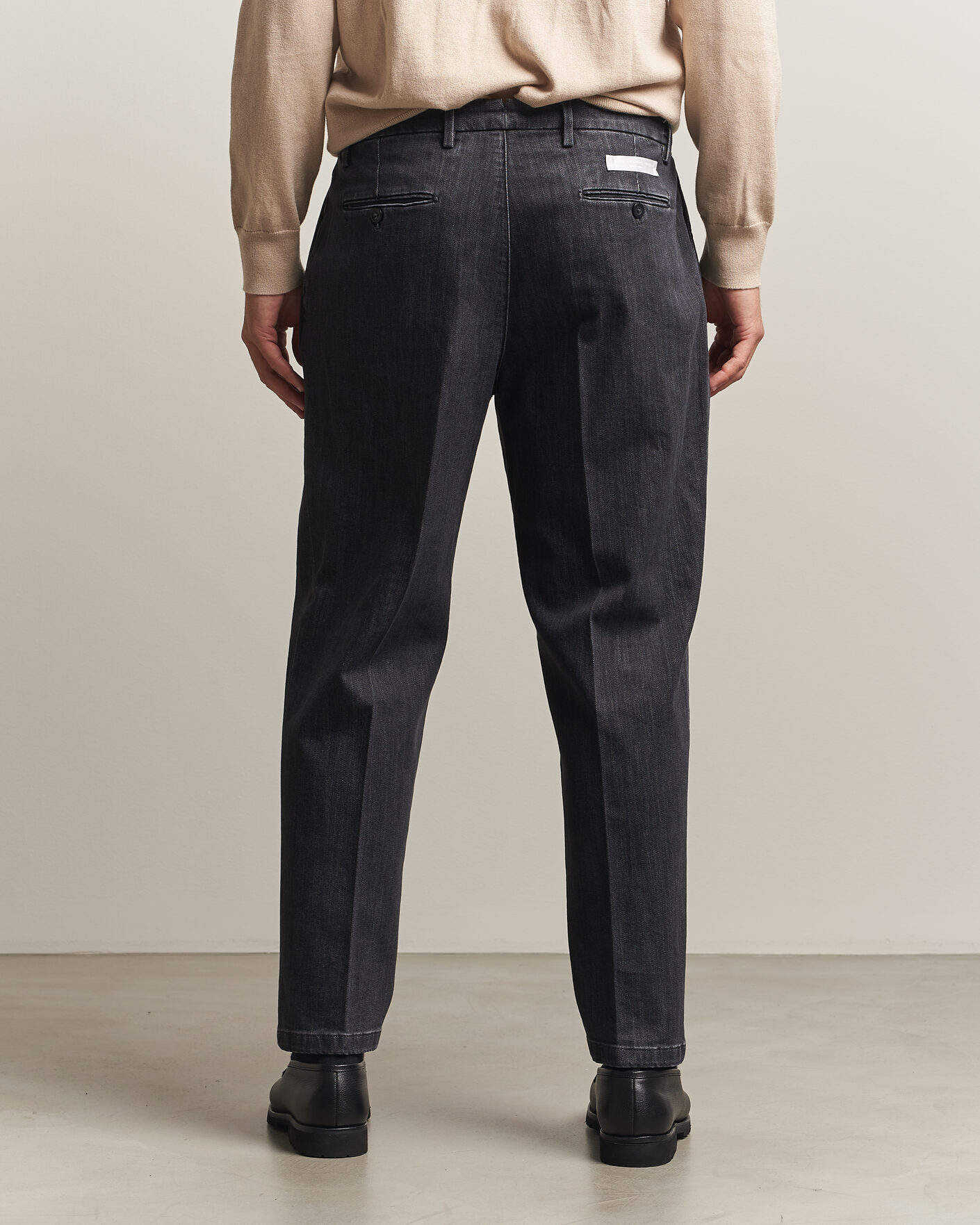 Heren | Broeken | Briglia 1949 | Portobello Loose Fit Denim Trousers Grey