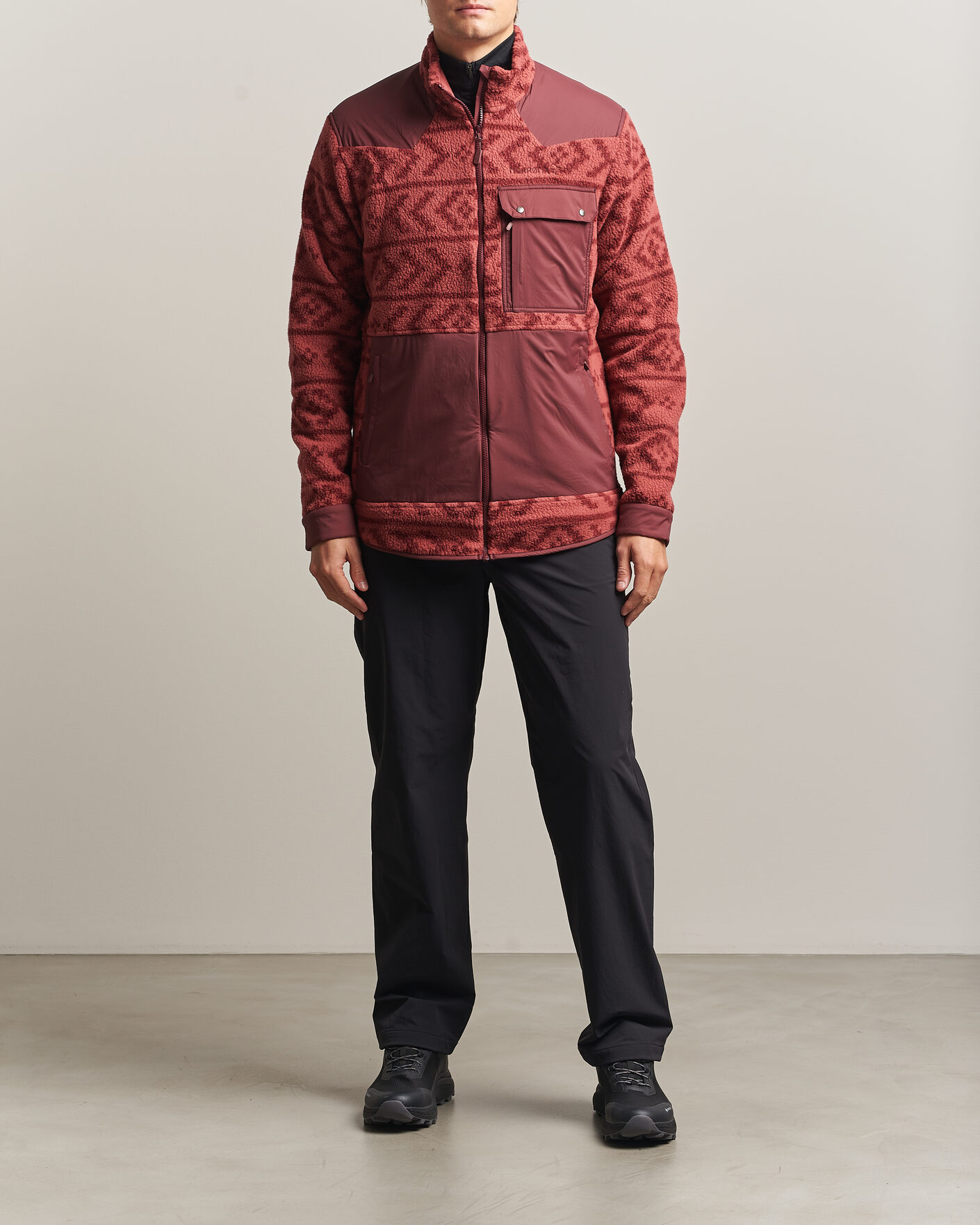 Heren | Jassen | Norrøna | Tamok Warm3 Fleece Jacket Cowhide