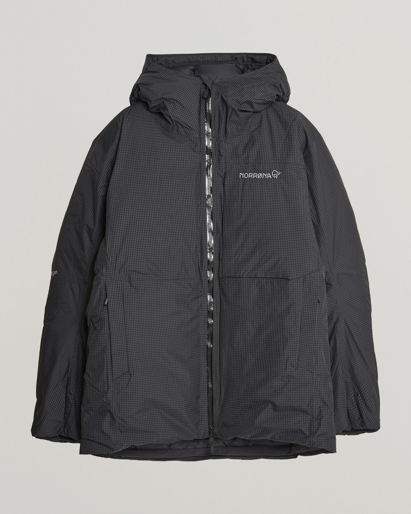 Heren | Jassen | Norrøna | Trollveggen dri2 Down 800 Zip Hood Caviar Black