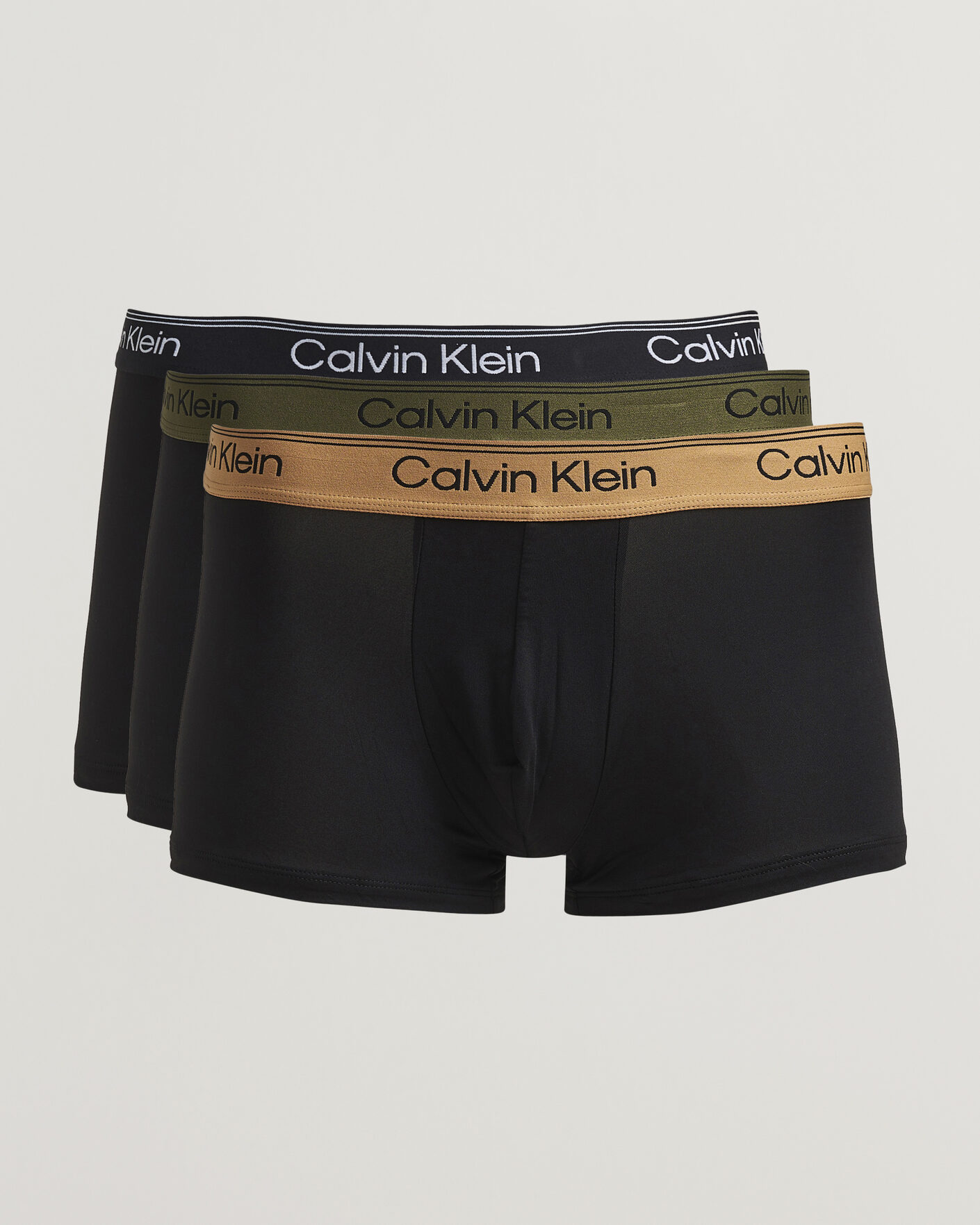 Heren | Ondergoed | Calvin Klein | 3-Pack Micro Stretch Trunk Black