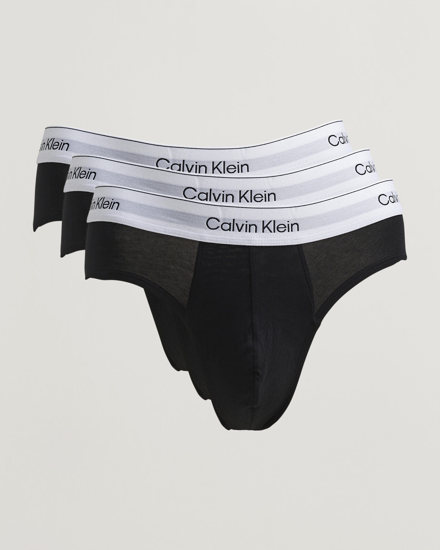 Heren | Ondergoed | Calvin Klein | 3-Pack Icon Cotton Stretch Hip Brief Black