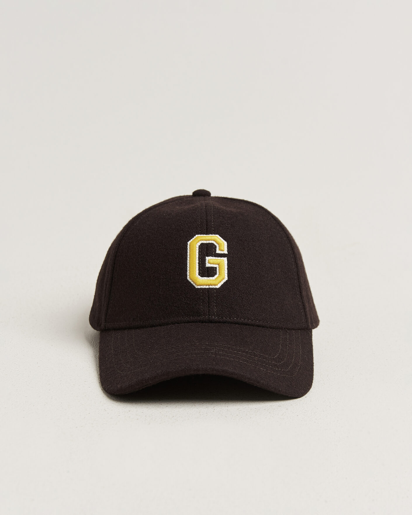 Heren | Hoeden en petten | Gant | G Badge Wool Melton Cap Charred Wood Brown