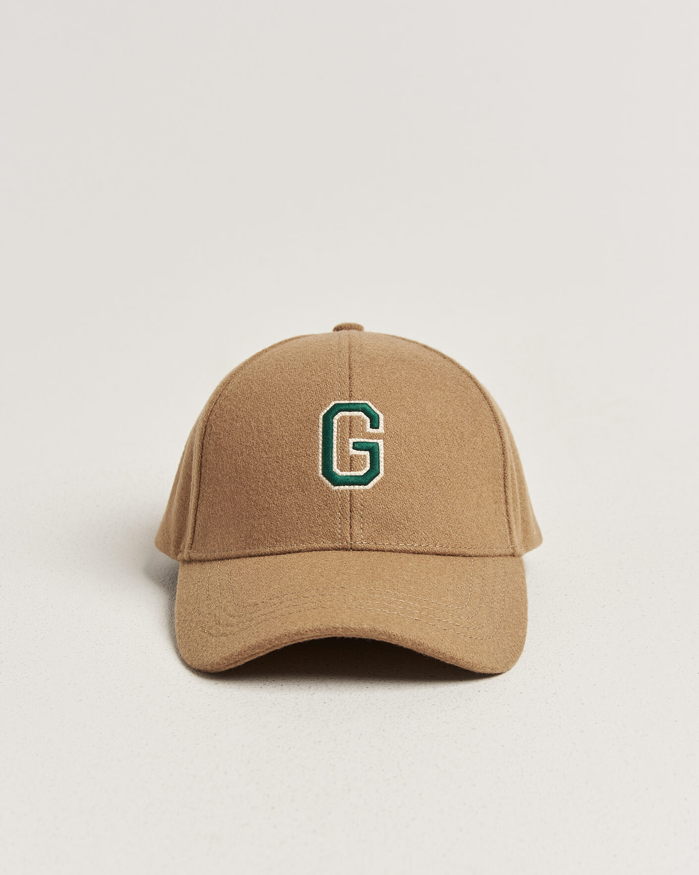 Heren | Hoeden en petten | Gant | G Badge Wool Melton Cap Autumn Yellow