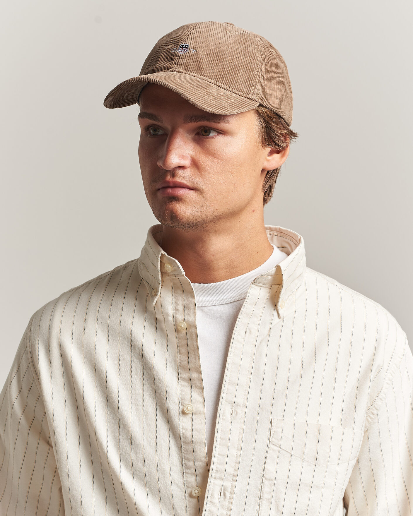 Heren | Hoeden en petten | Gant | Corduroy Cap Warm Khaki