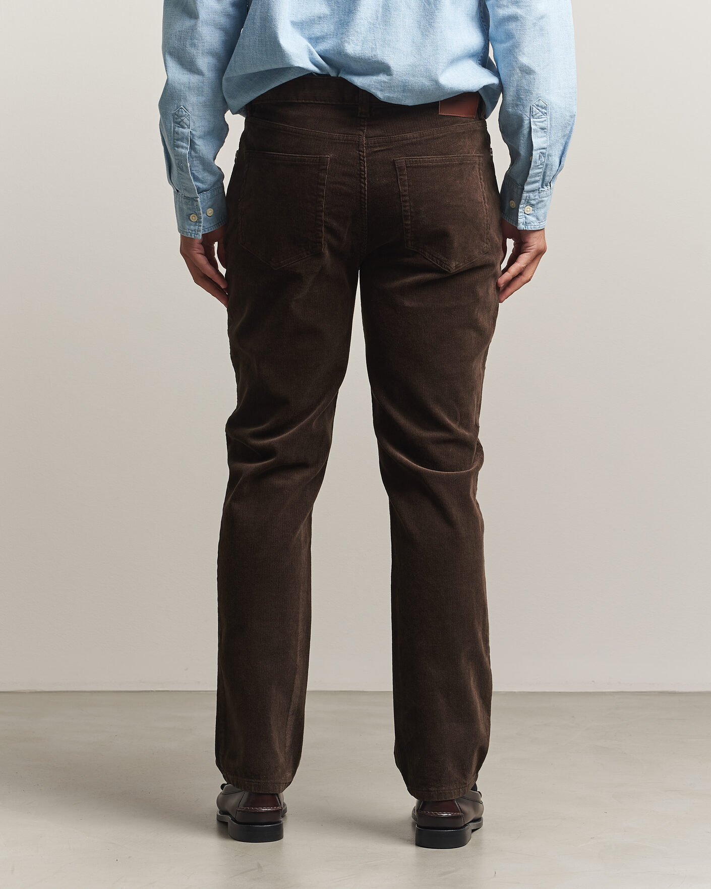 Heren | Broeken | Gant | Regular Fit Corduroy 5-Pocket Pants Black Brown