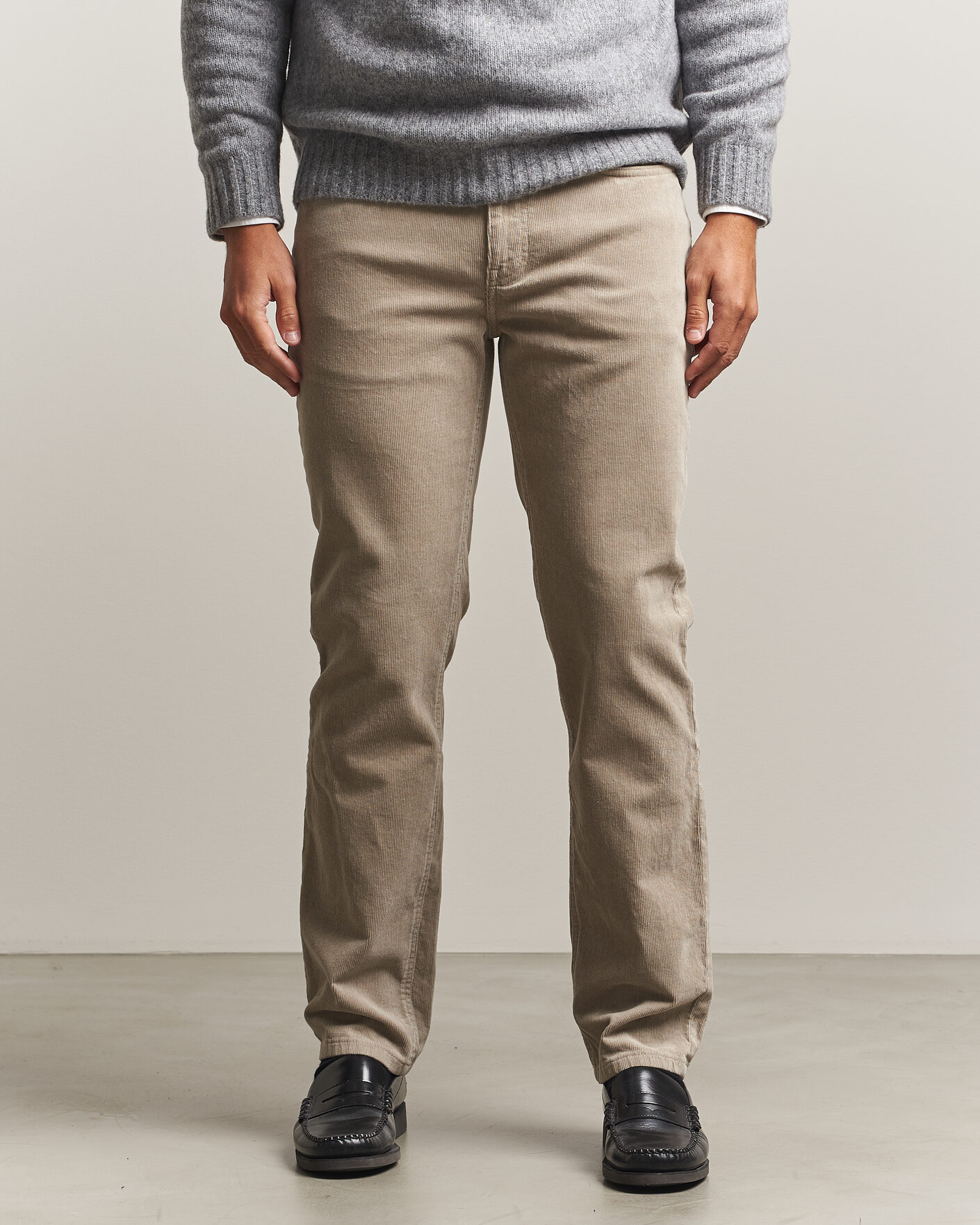 Heren | Broeken | Gant | Regular Fit Corduroy 5-Pocket Pants Mist Taupe