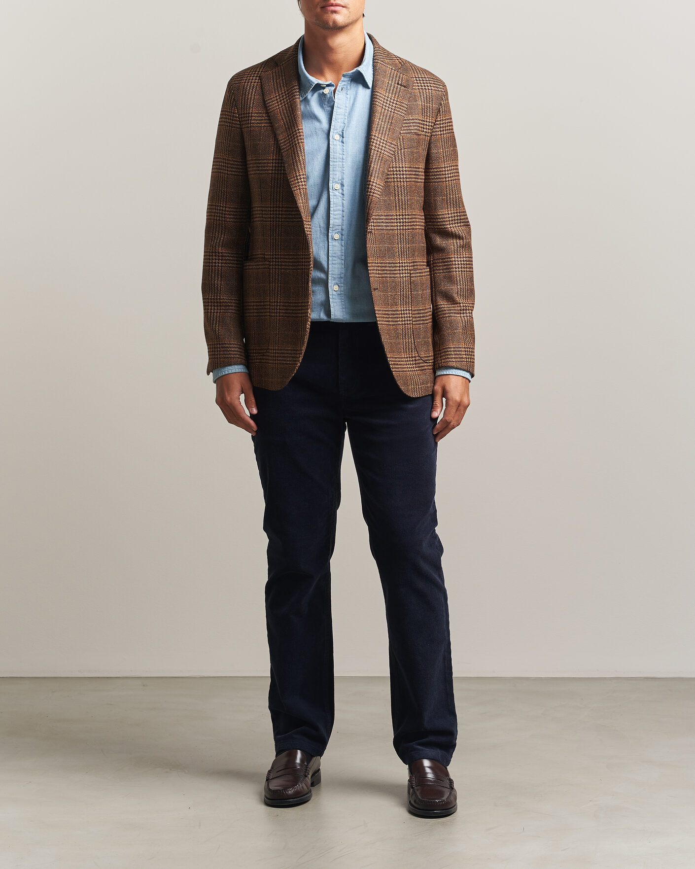 Heren | Broeken | Gant | Regular Fit Corduroy 5-Pocket Pants Evening Blue
