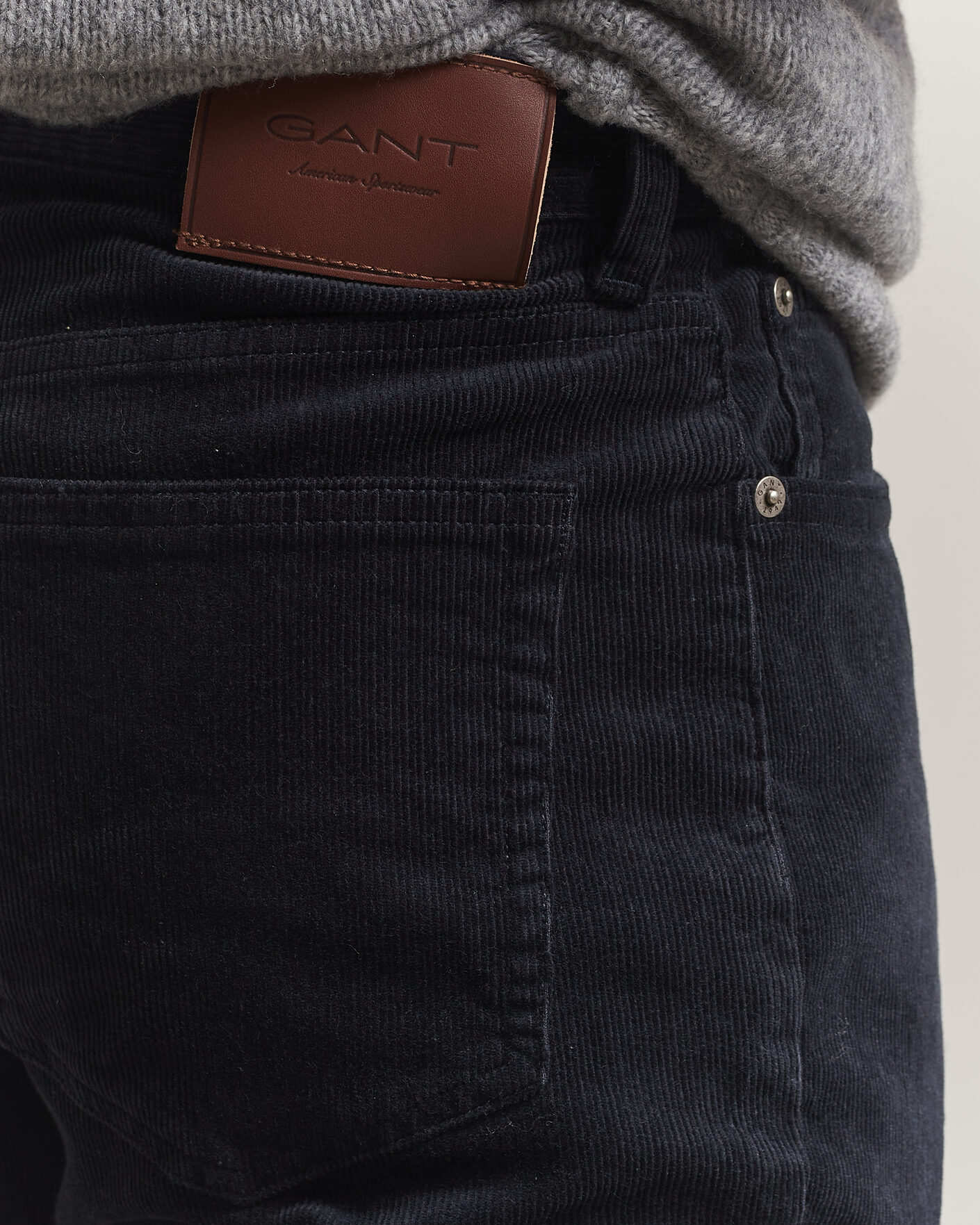 Heren | Broeken | Gant | Regular Fit Corduroy 5-Pocket Pants Black