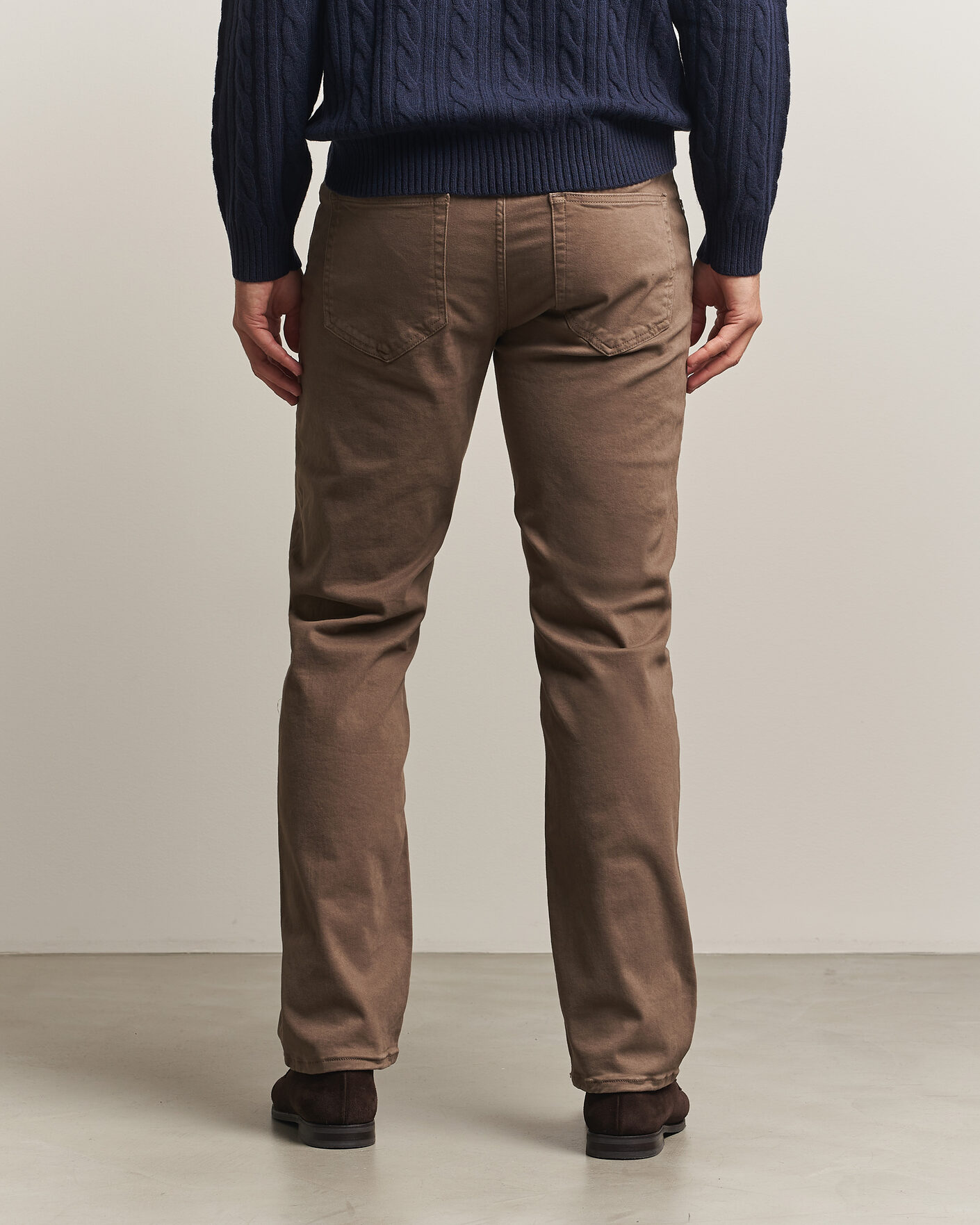 Heren | Broeken | Gant | Regular Fit Moleskin 5-Pocket Pants Faded Taupe