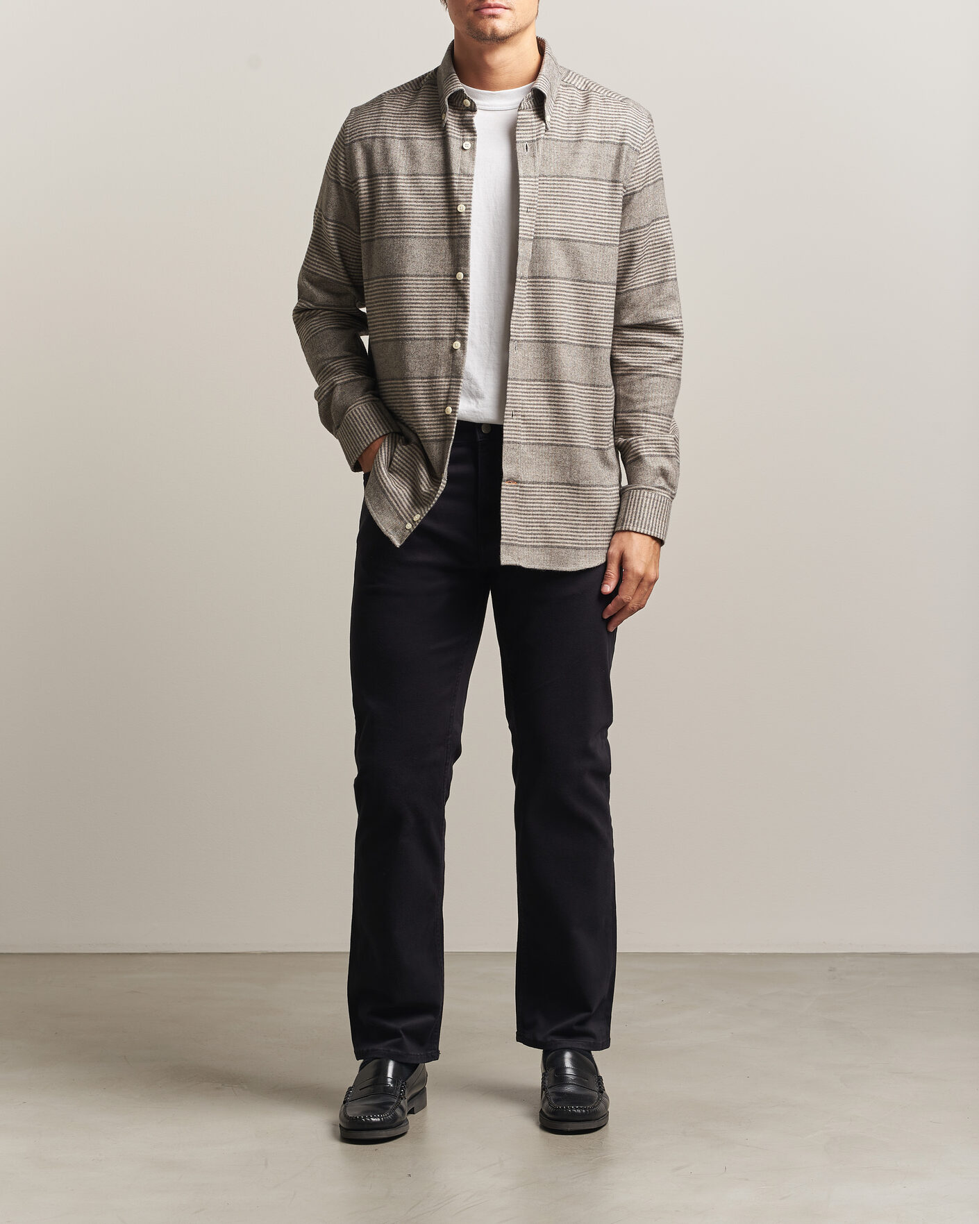 Heren | Broeken | Gant | Regular Fit Moleskin 5-Pocket Pants Black