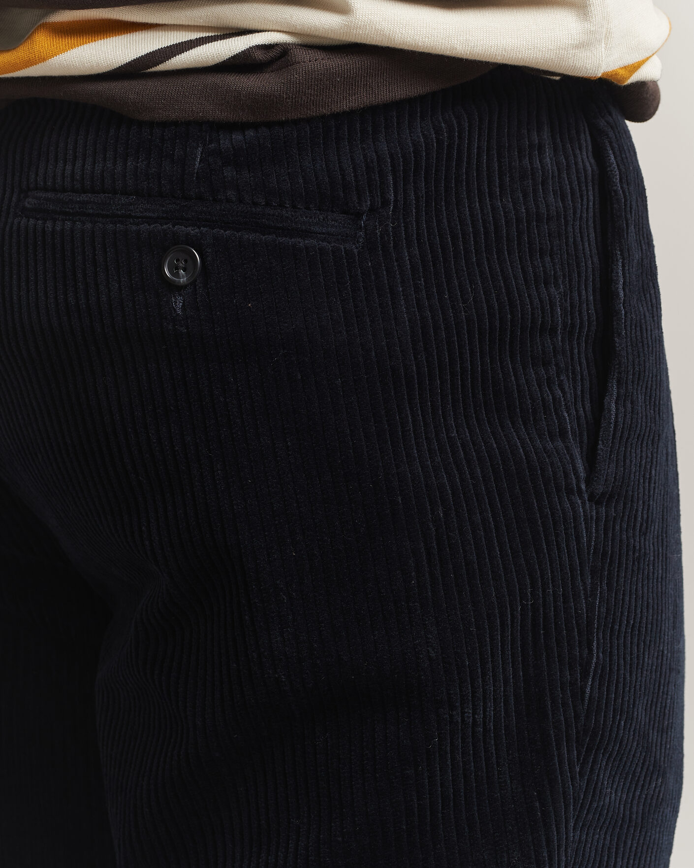 Heren | Broeken | Gant | Corduroy Trousers Evening Blue