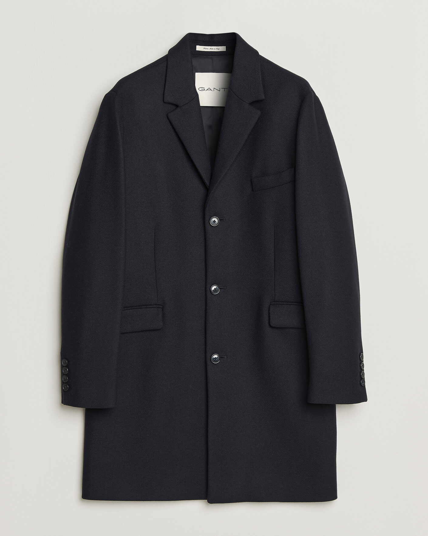 Heren | Jassen | Gant | Classic Wool/Cashmere Coat Evening Blue