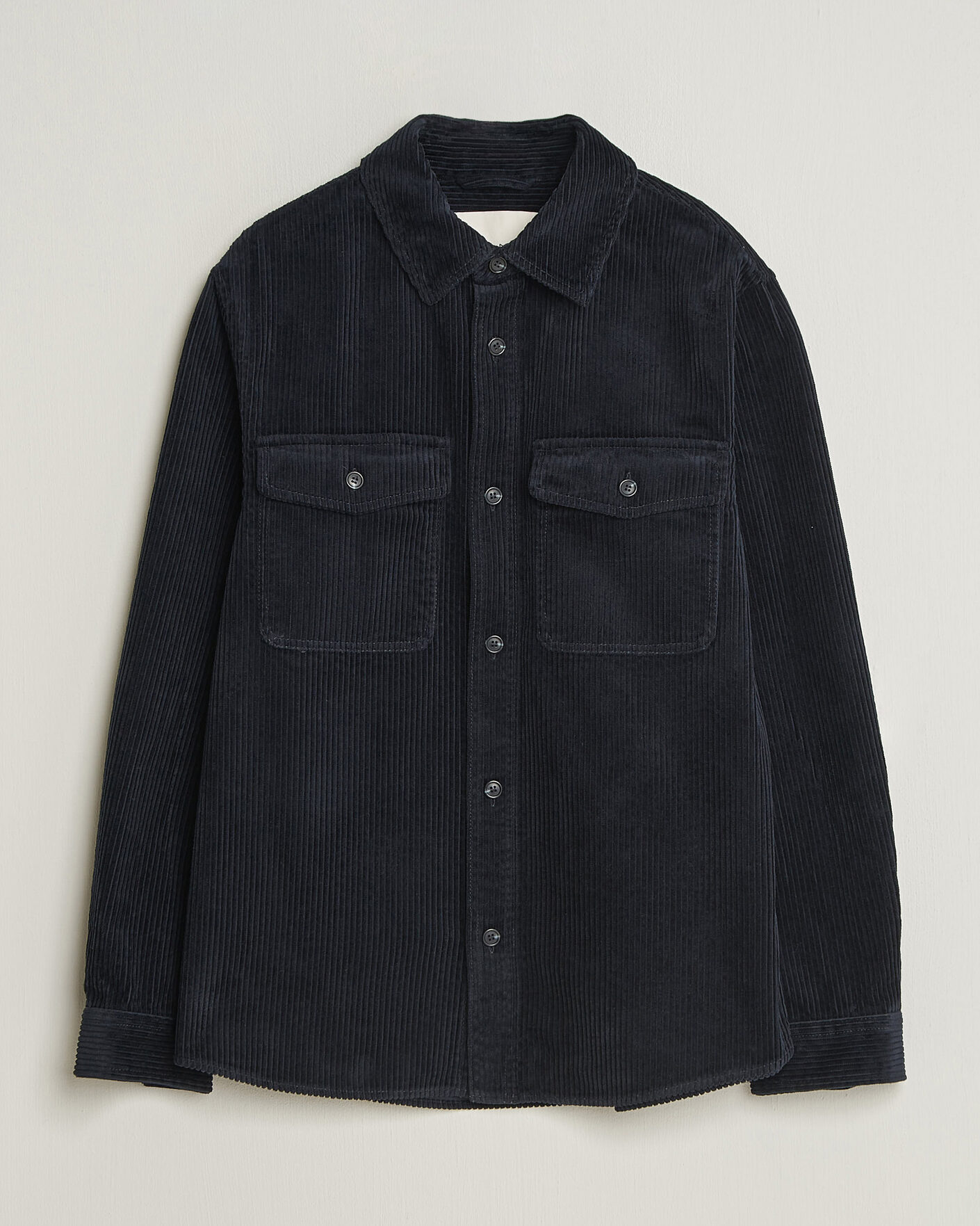 Heren | Overhemden | Gant | Regular Fit Corduroy Overshirt Evening Blue