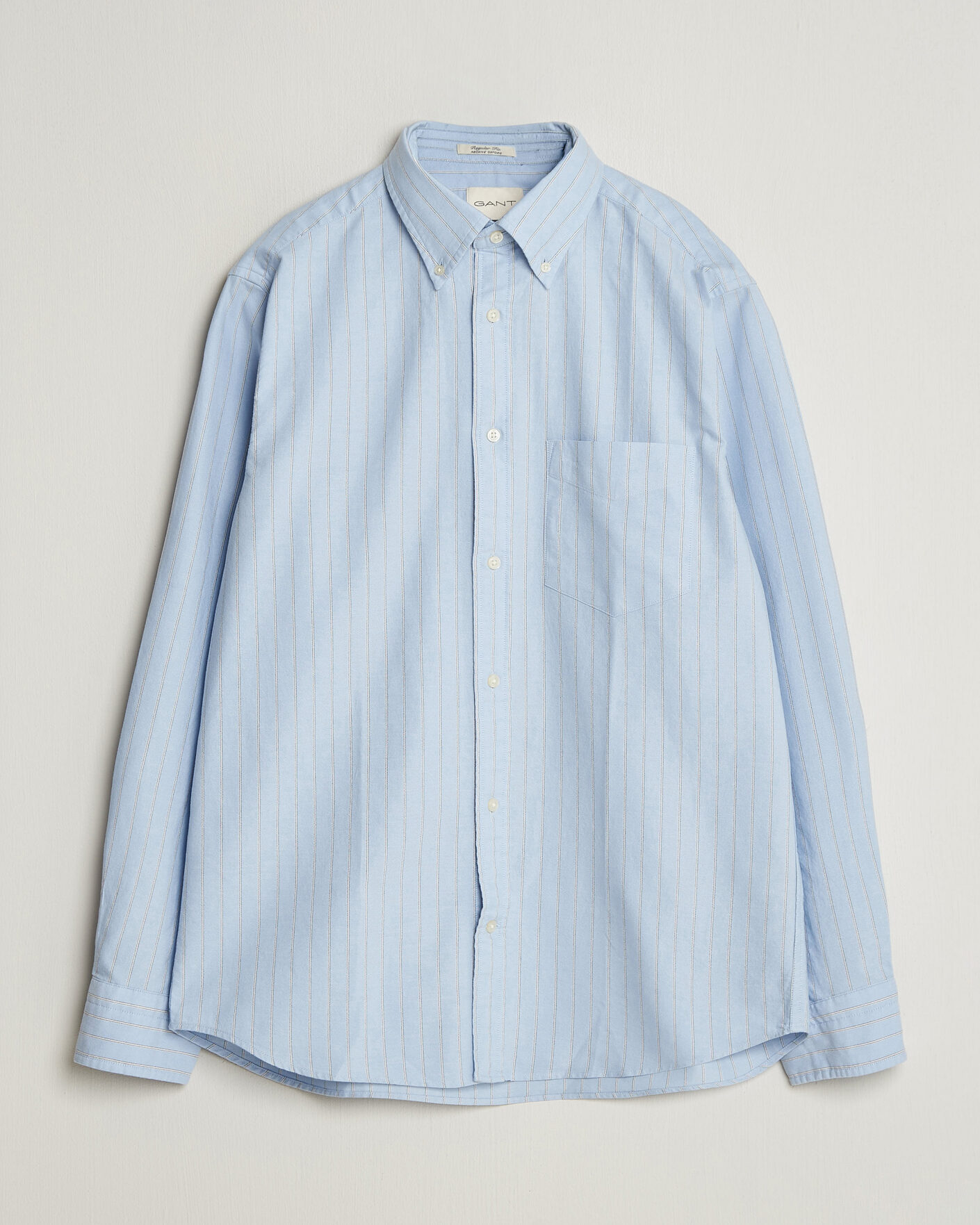 Heren | Overhemden | Gant | Regular Fit Archive Oxford Striped Shirt Clear Sky