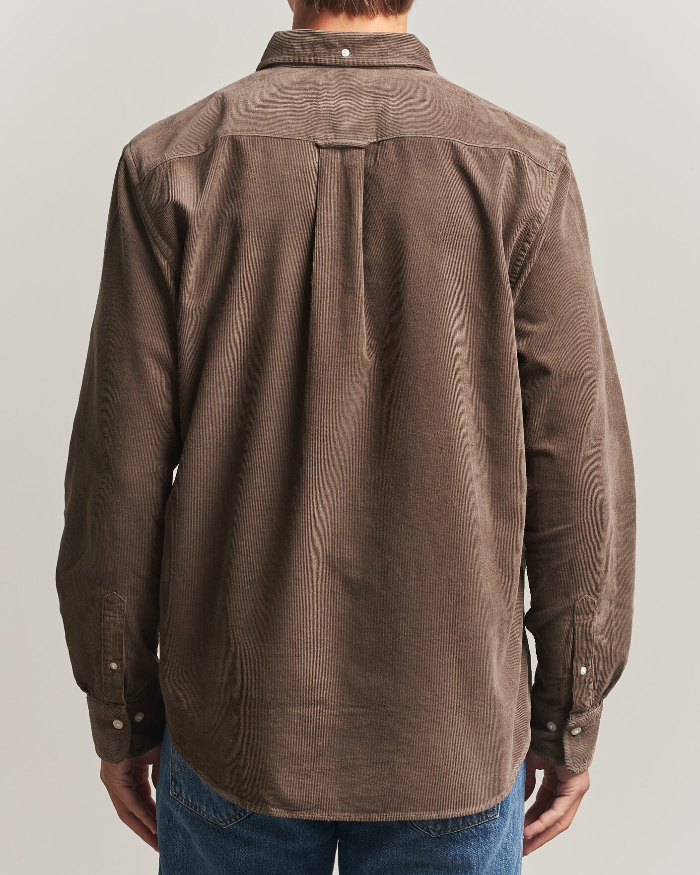 Heren | Overhemden | Gant | Regular Fit Corduroy Shirt Faded Taupe