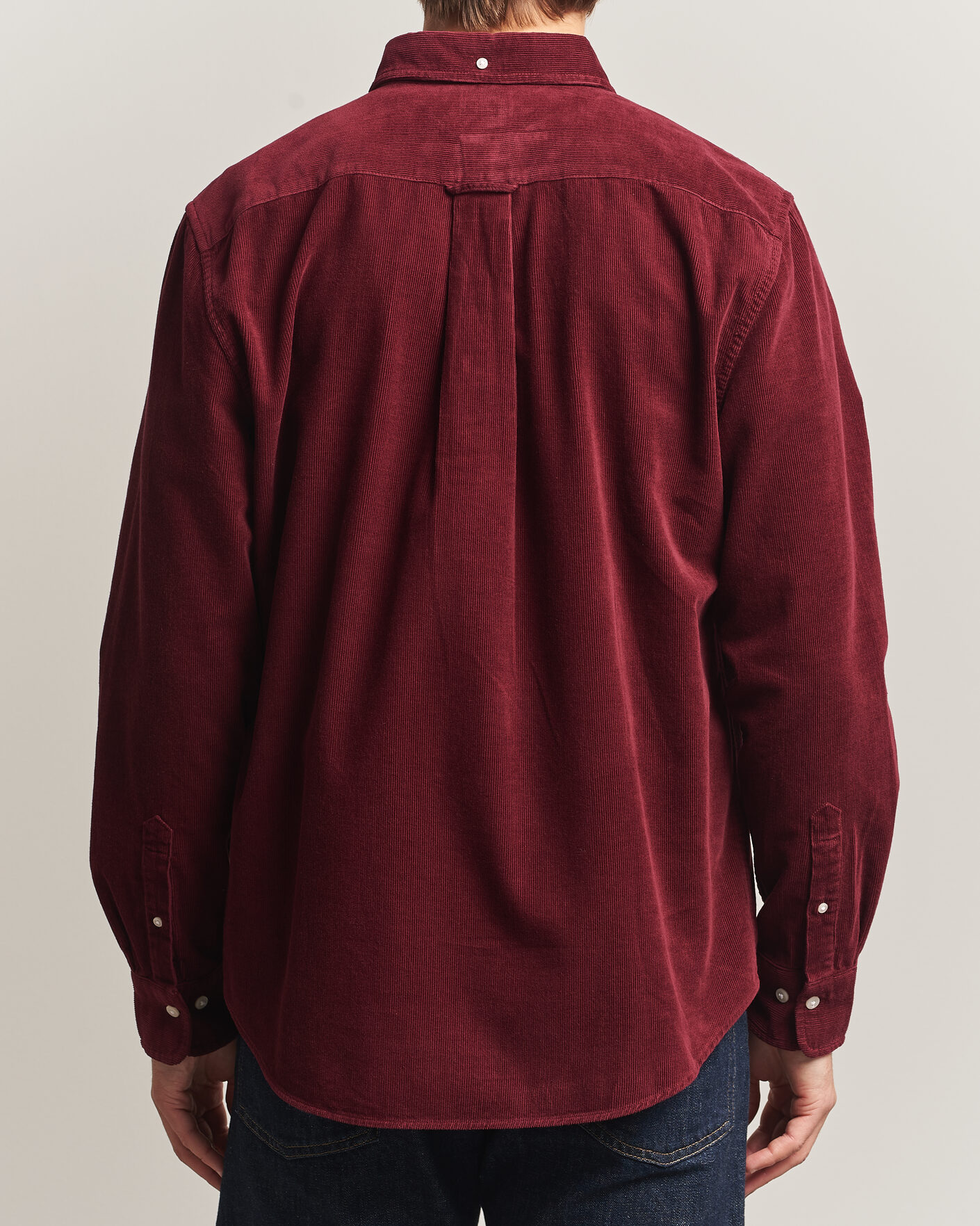 Heren | Overhemden | Gant | Regular Fit Corduroy Shirt Deep Grape Wine