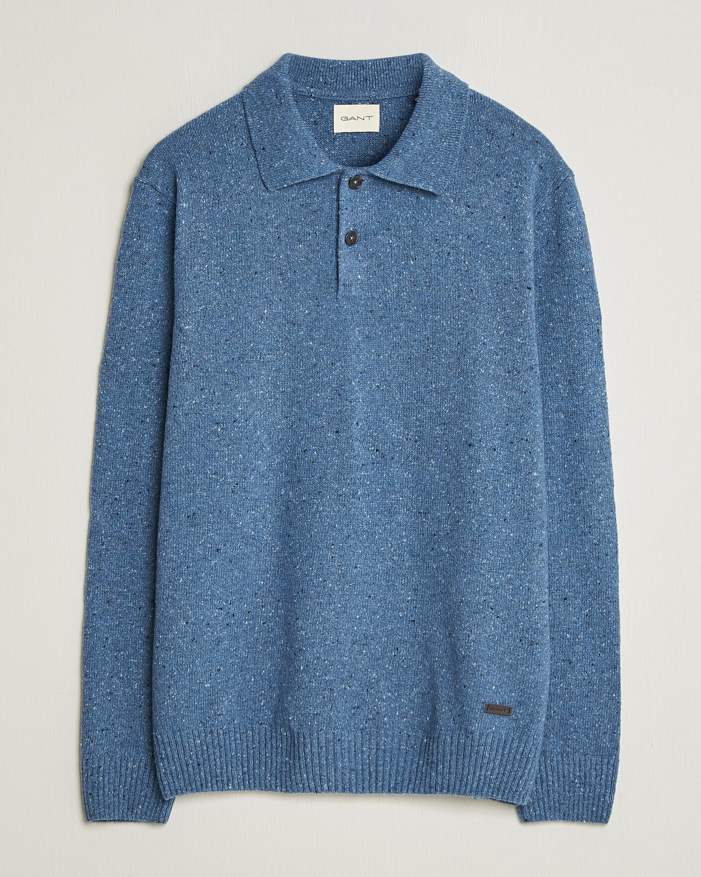 Heren | Truien | Gant | Neps Wool Polo Blue Horizon